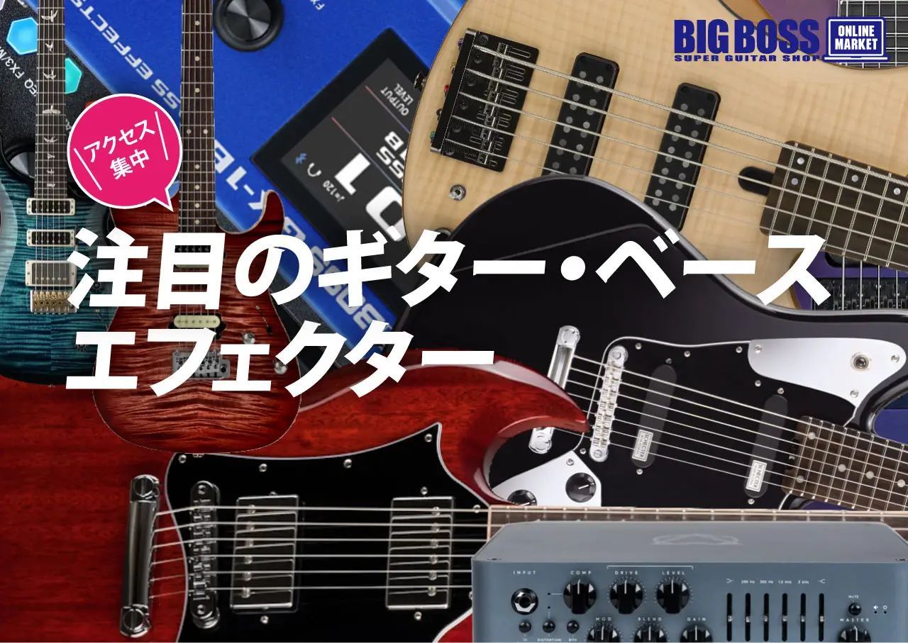 注目のギター・ベース・エフェクター - 【ESP直営】BIGBOSS オンライン