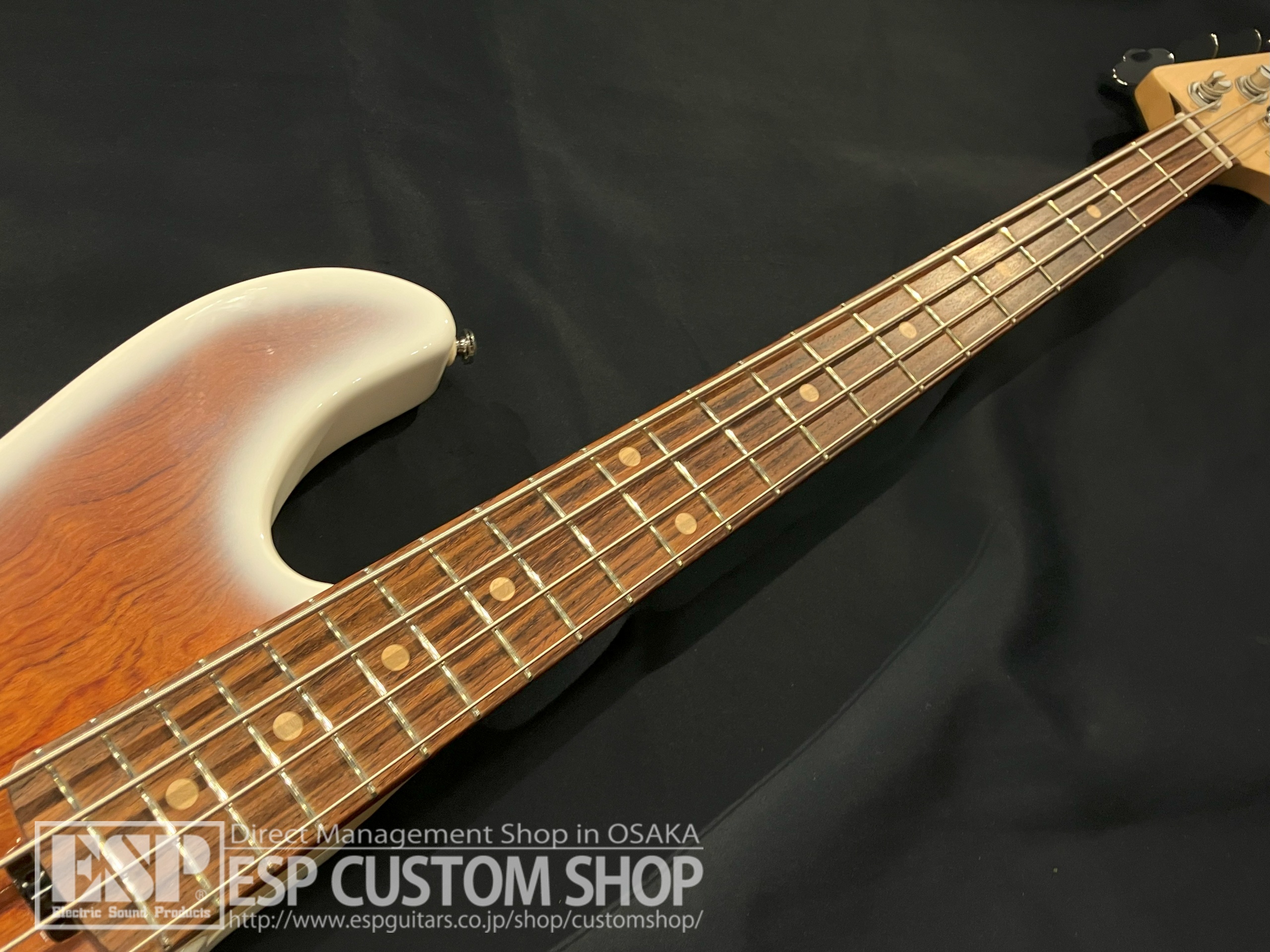 【即納可能】LAKLAND(レイクランド) SL44-94 Deluxe Bubinga (Rose FB) / Snow White Sunburst 大阪店 【新春初売りお年玉セール対象商品】