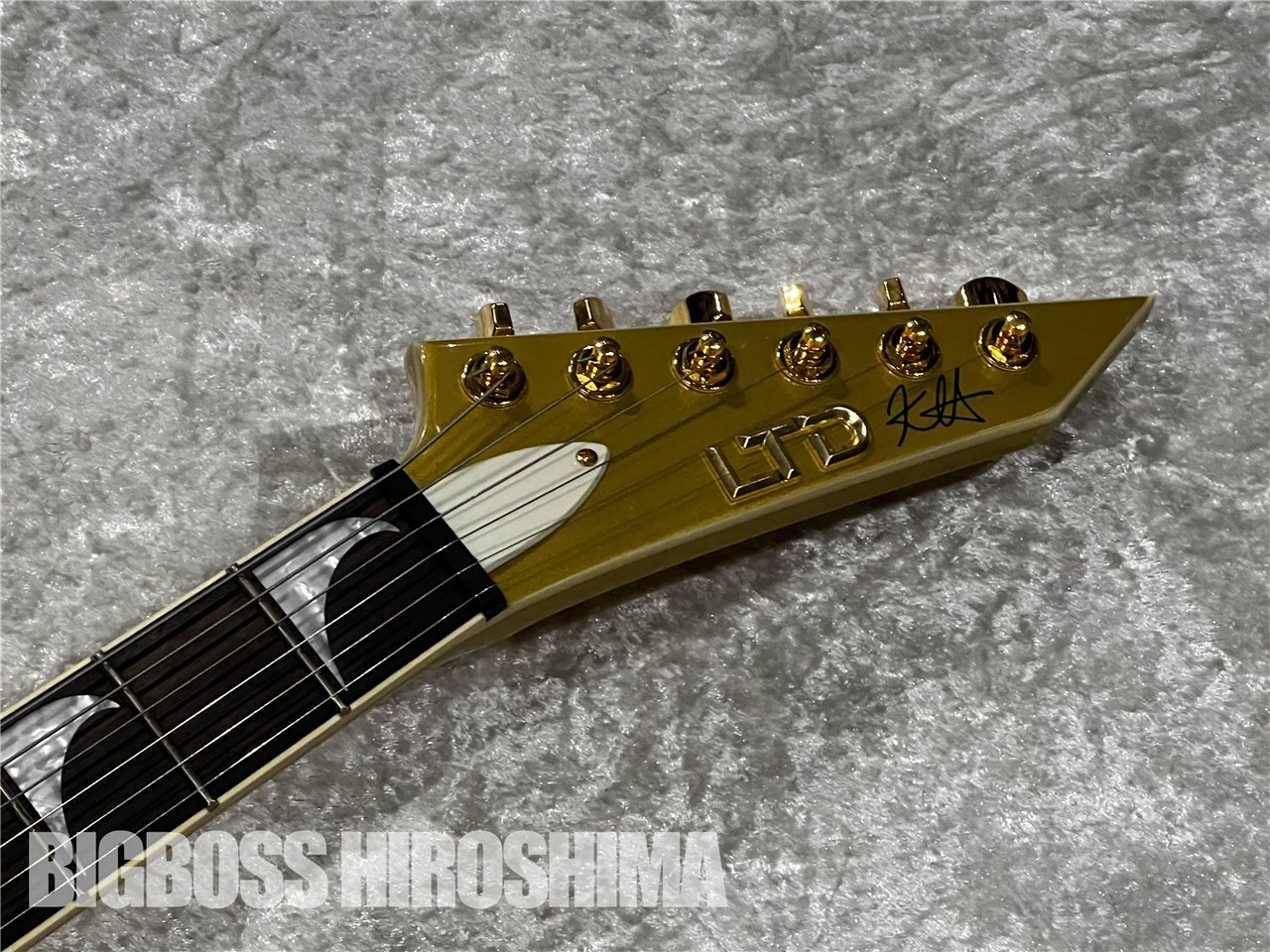 【中古品/即納可能】LTD(エルティーディー)  KH-V (Metallic Gold) (METALLICA/Kirk Hammettモデル) 広島店 【年越し＆新春初売りタイムセール開催中 | 12月31日(火)～1月31日(金)まで 】