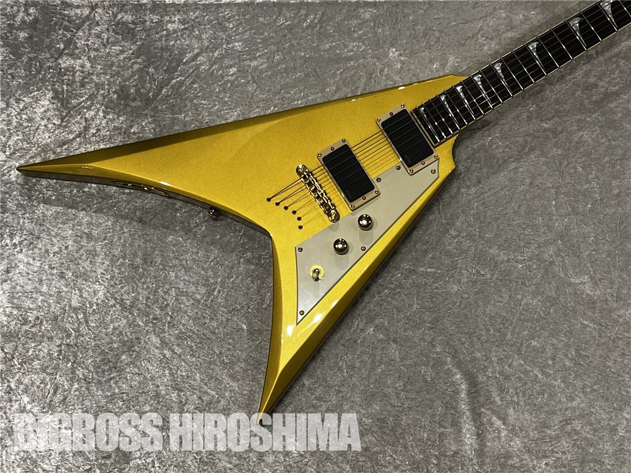 【中古品/即納可能】LTD(エルティーディー)  KH-V (Metallic Gold) (METALLICA/Kirk Hammettモデル) 広島店 【年越し＆新春初売りタイムセール開催中 | 12月31日(火)～1月31日(金)まで 】