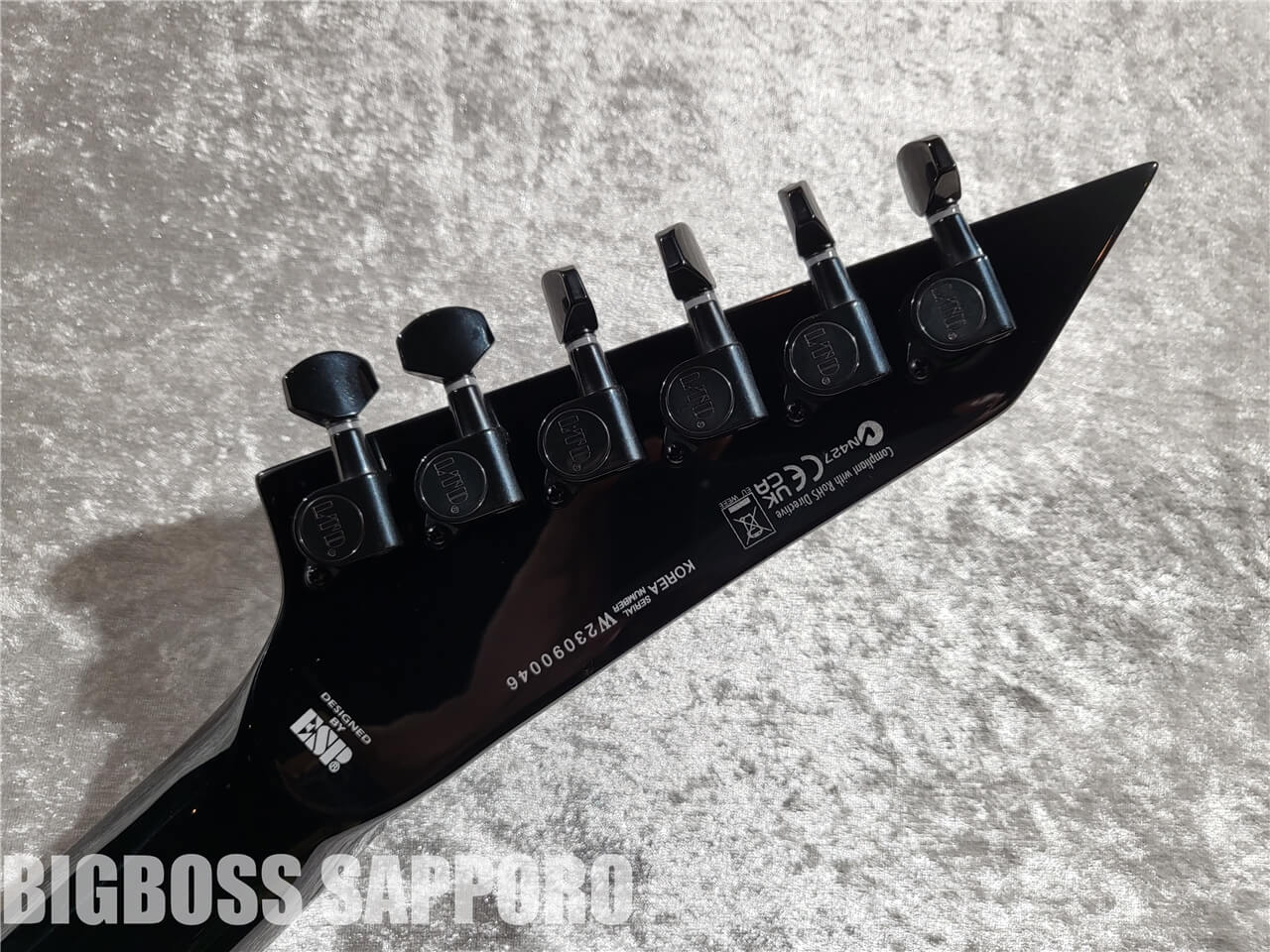 【即納可能】LTD(エルティーディー) KH-602 / Black (Kirk Hammett Signature Model) 札幌店