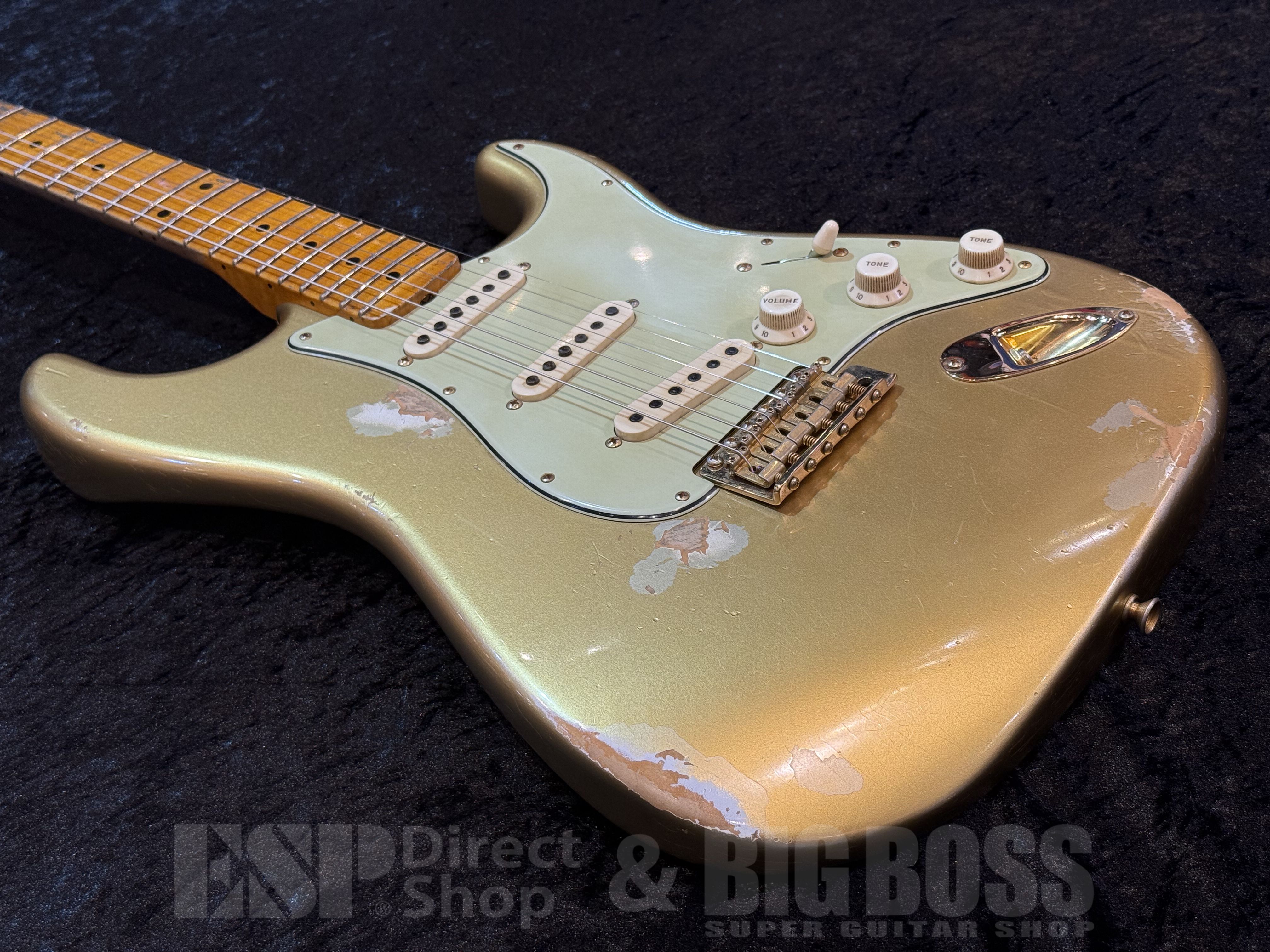 【即納可能/中古品】Fender Custom Shop MBS 1962 Poblano Stratocaster Relic Built by Andy Hicks【Aged Aztec Gold】福岡店