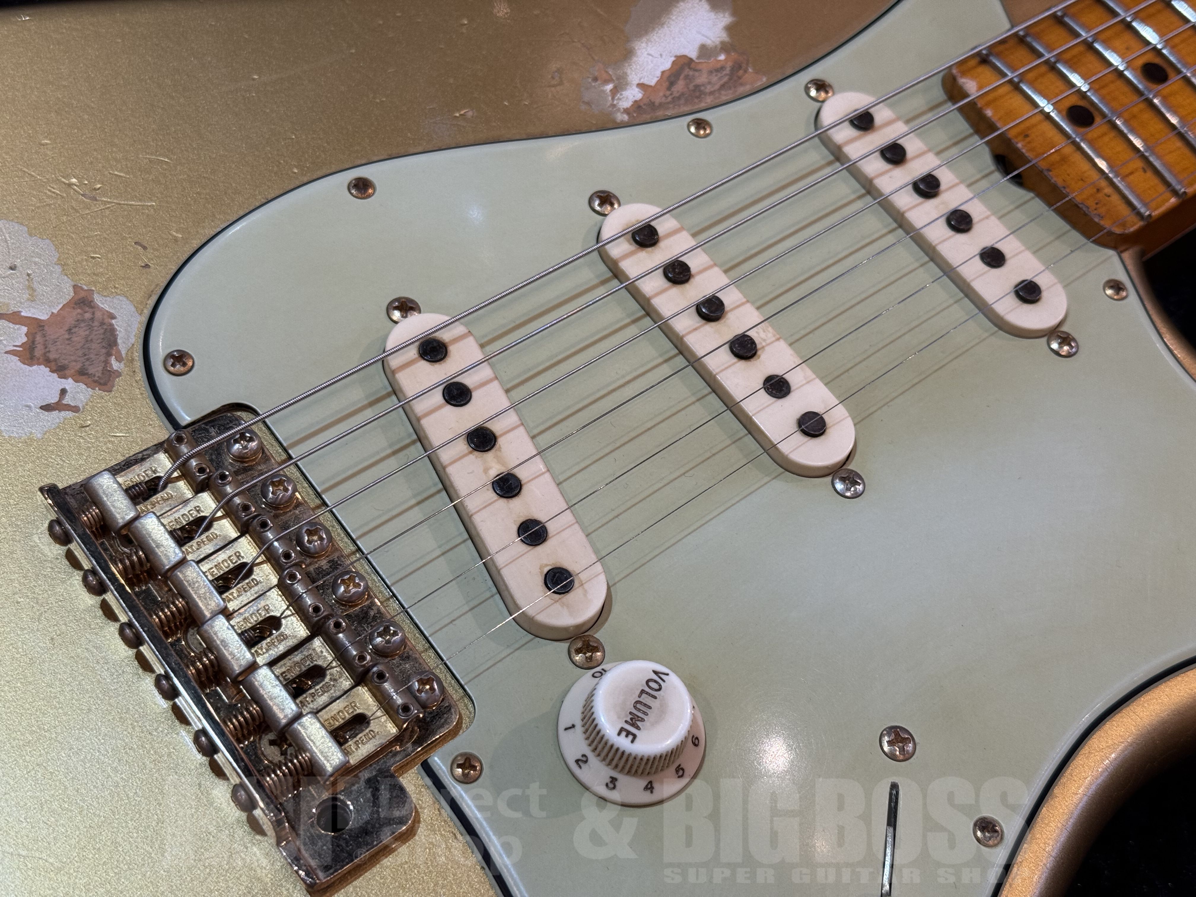 【即納可能/中古品】Fender Custom Shop MBS 1962 Poblano Stratocaster Relic Built by Andy Hicks【Aged Aztec Gold】福岡店
