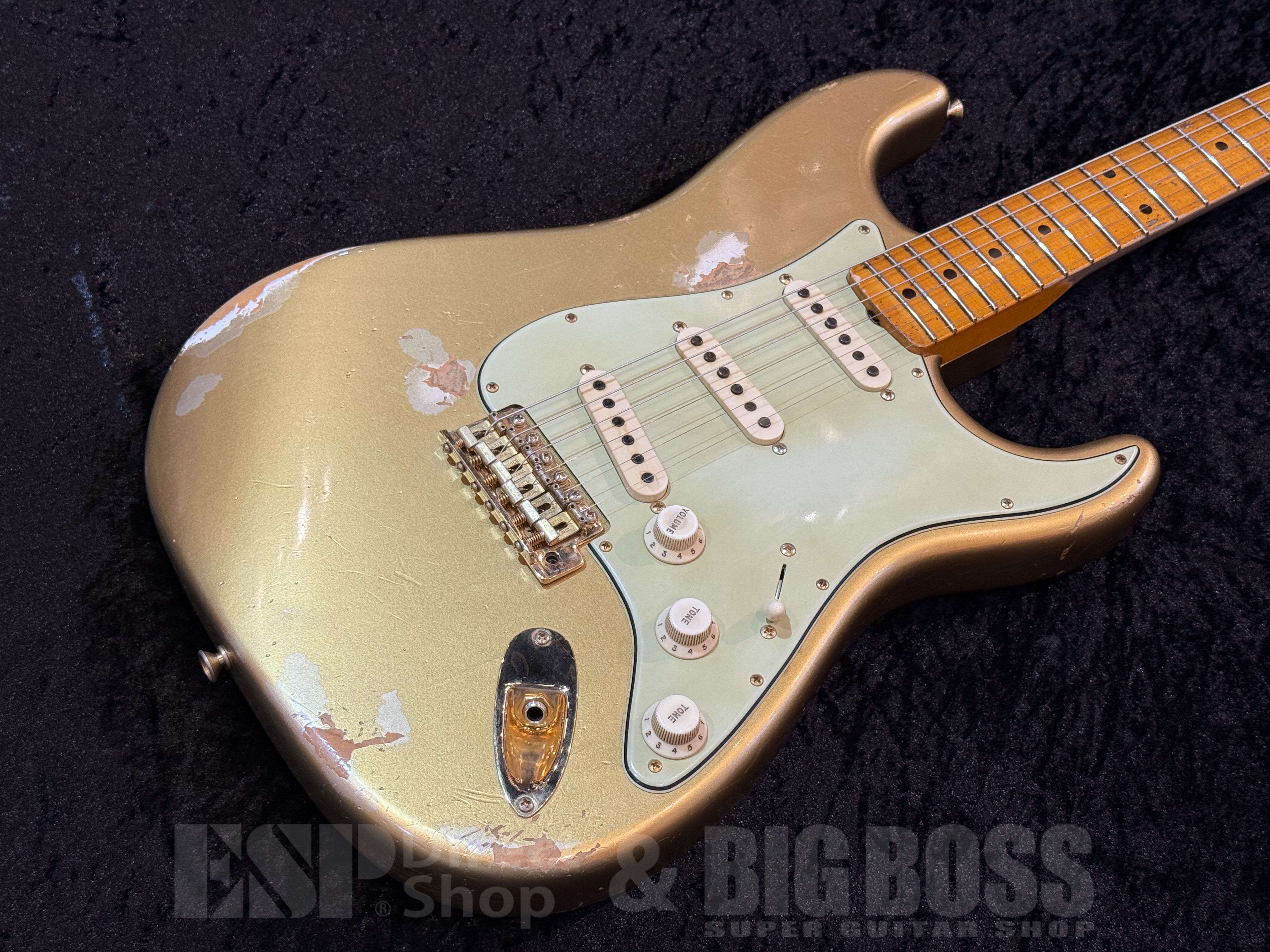 【即納可能/中古品】Fender Custom Shop MBS 1962 Poblano Stratocaster Relic Built by Andy Hicks【Aged Aztec Gold】福岡店