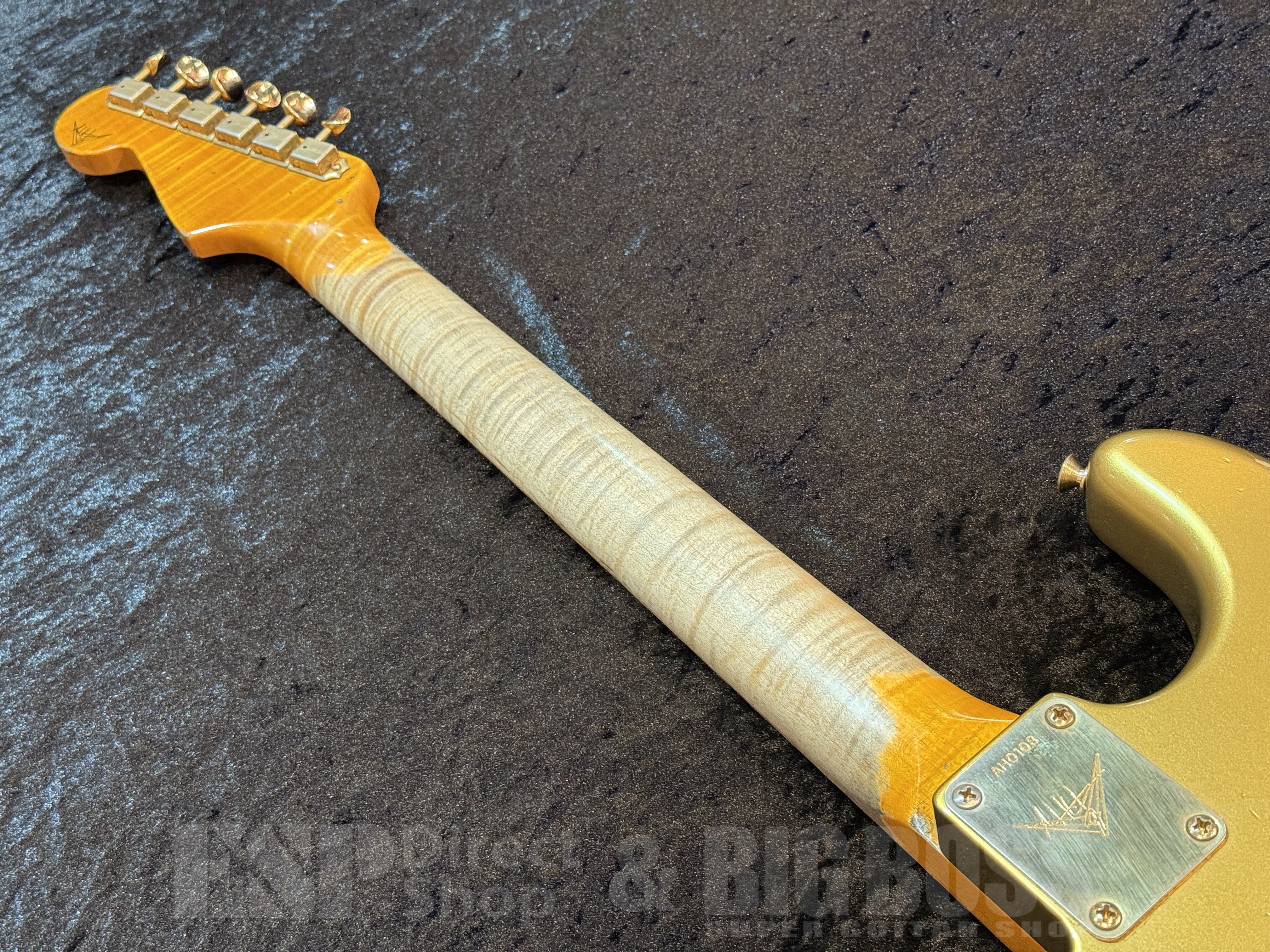 【即納可能/中古品】Fender Custom Shop MBS 1962 Poblano Stratocaster Relic Built by Andy Hicks【Aged Aztec Gold】福岡店