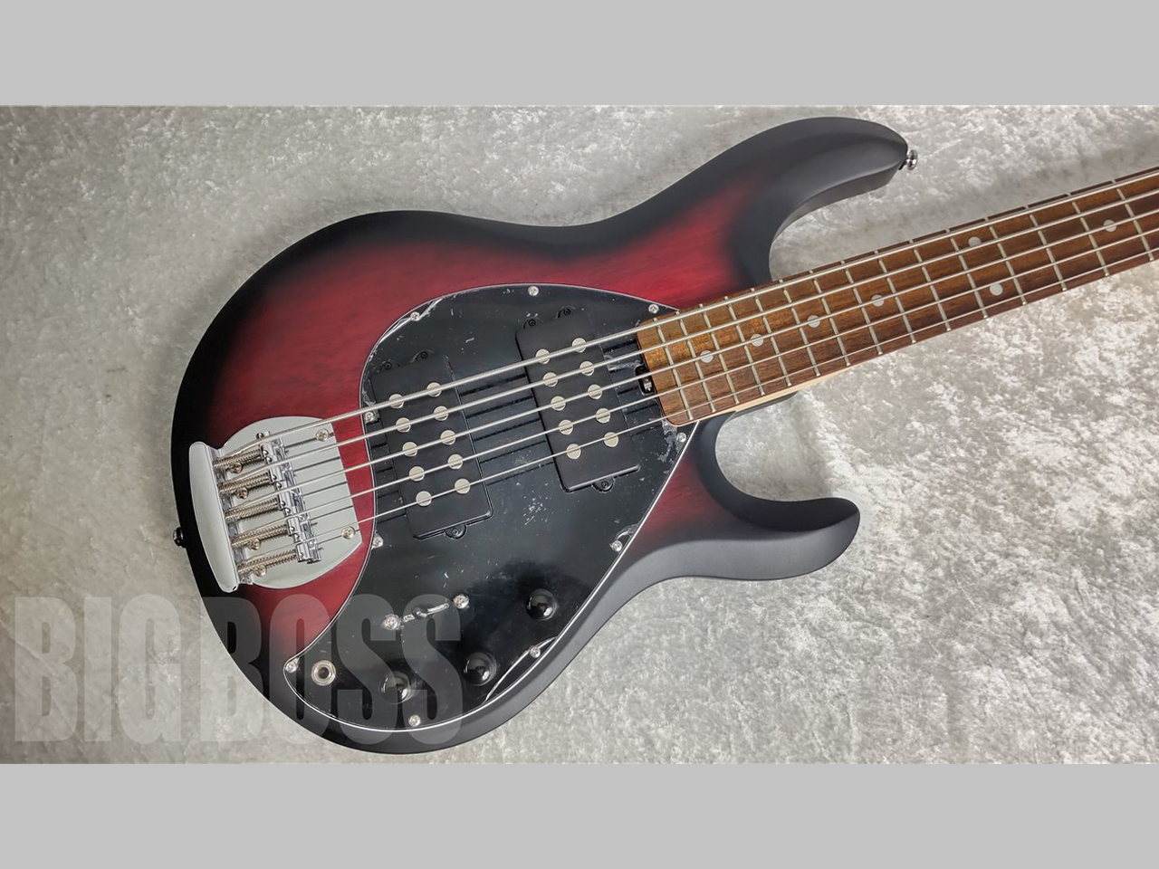 【即納可能】Sterling by MUSIC MAN (スターリンバイミュージックマン) STINGRAY RAY5 SUB RAY5 HH / Ruby Red Burst Satin お茶の水駅前店(東京)