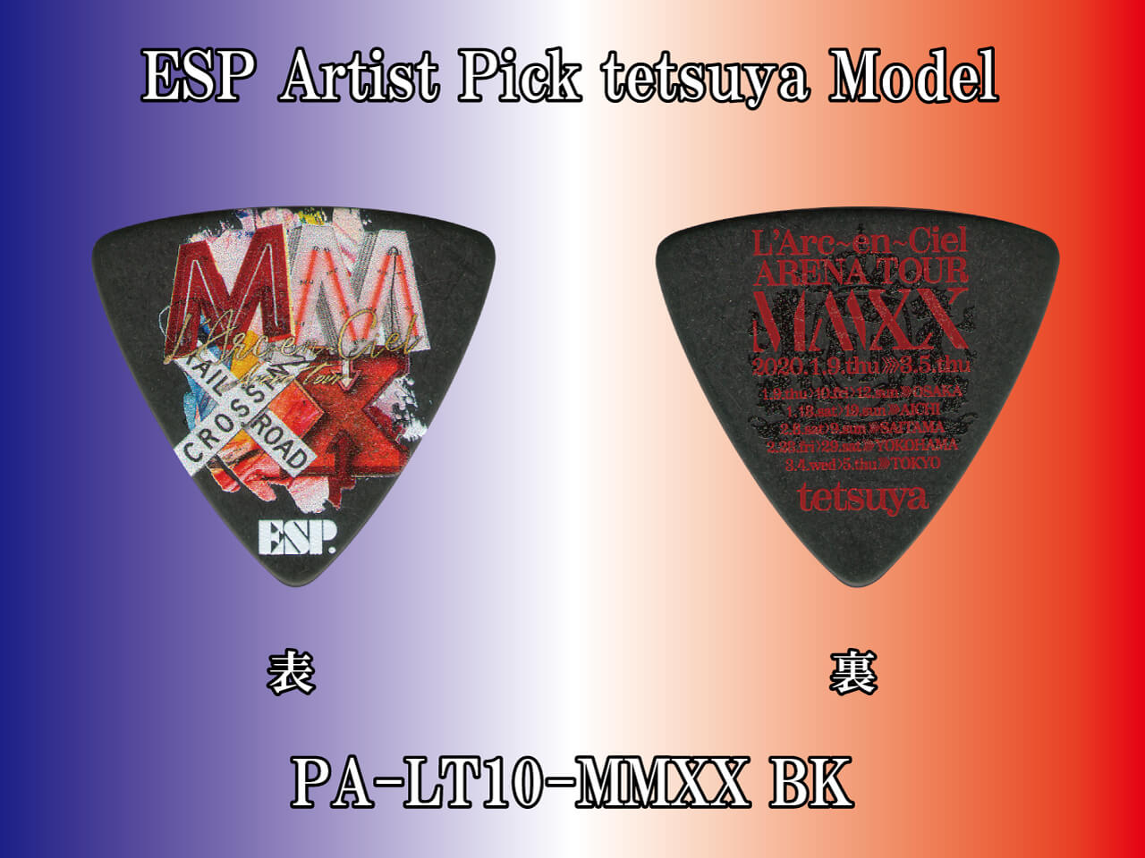 ESP(イーエスピー) Artist Pick Series PA-LT10-MMXX BK (L’Arc～en～Ciel/tetsuyaモデル)
