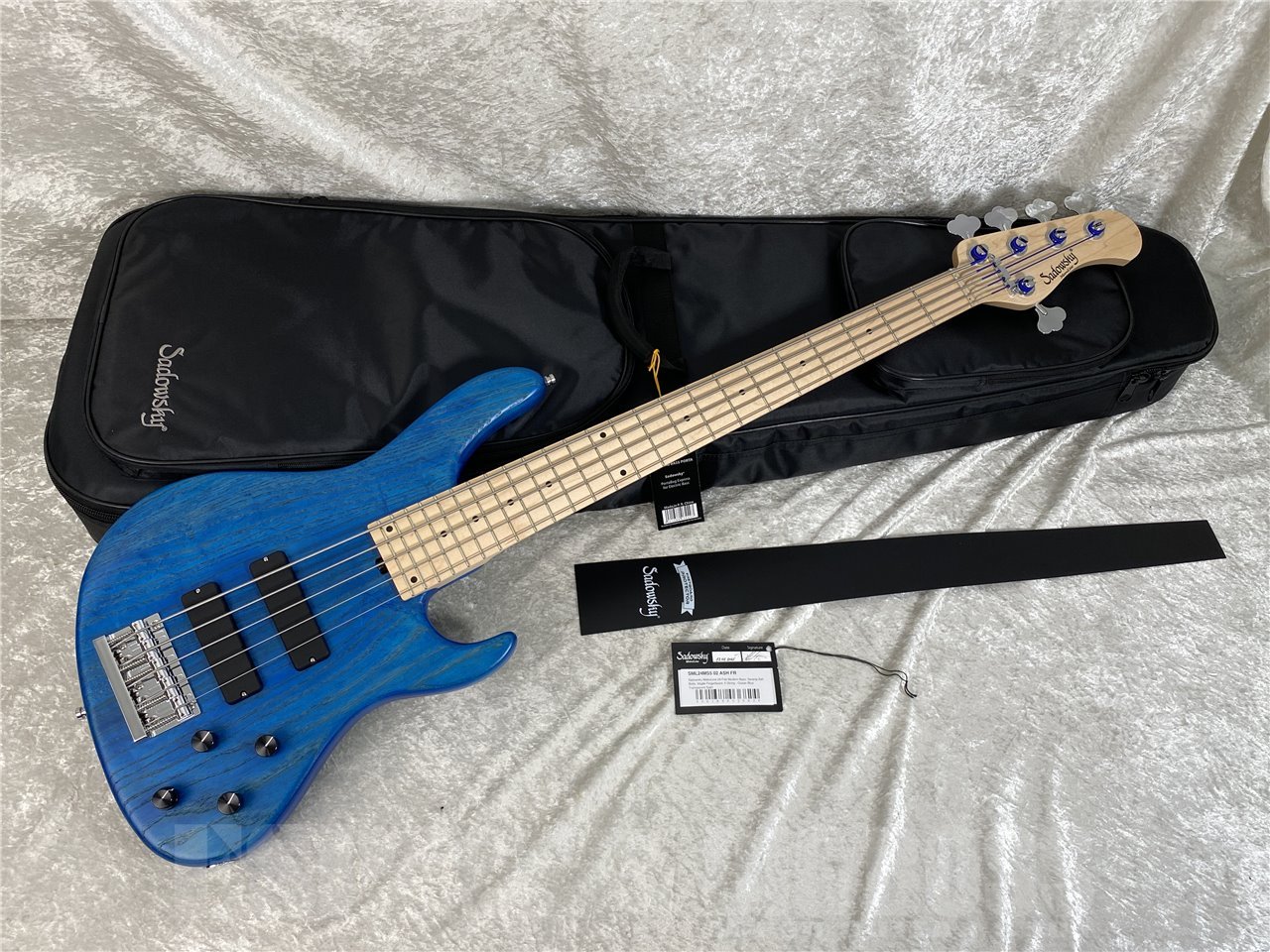 【即納可能】Sadowsky(サドウスキー) MetroLine ML24 MS5 ASH / Blue Transparent Satin お茶の水駅前店(東京)