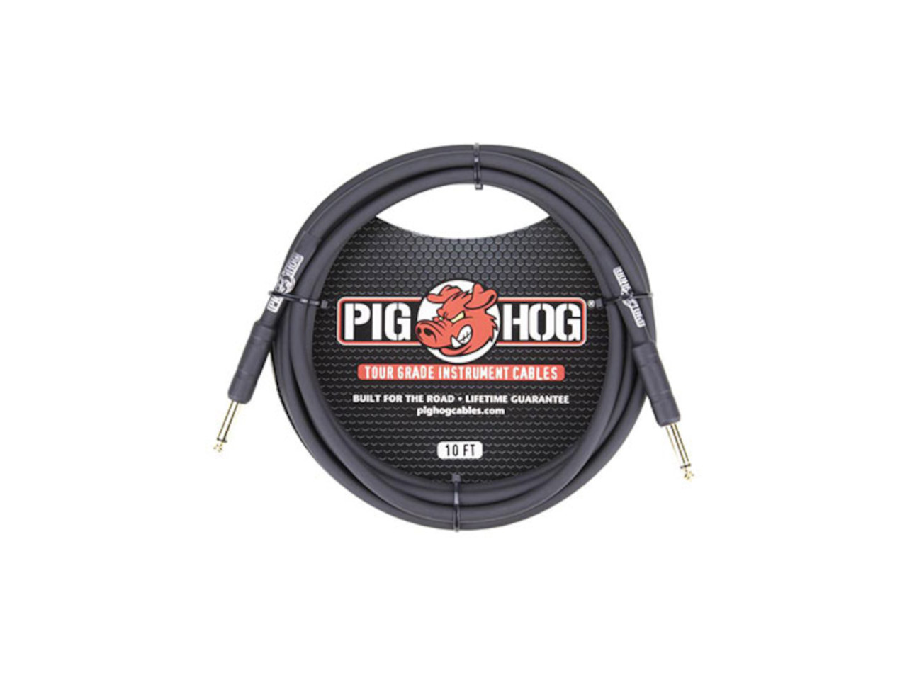 【会員様限定/数量限定】Pig Hog(ピッグホッグ) PH10 | 10’- 8mm Inst. Cable1/4”-1/4” Connectors (ギター/ベースシールド)