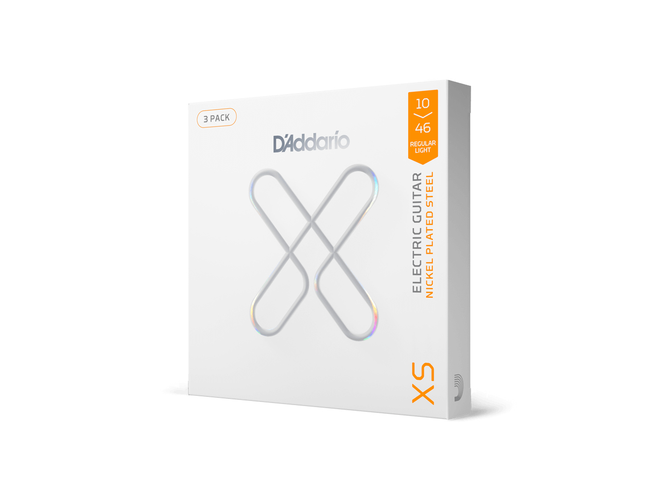 【会員様限定/数量限定】D'Addario(ダダリオ) XS Nickel Round Wound, Regular Light/ XSE1046-3P (エレキギター弦)