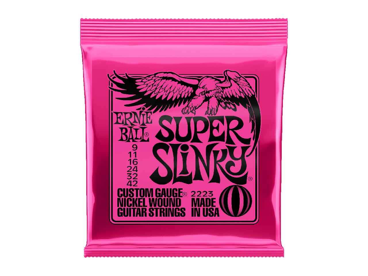 【会員様限定/数量限定】ERNiE BALL(アーニーボール) SUPER SLINKY / 09-42 #2223 (エレキギター弦)