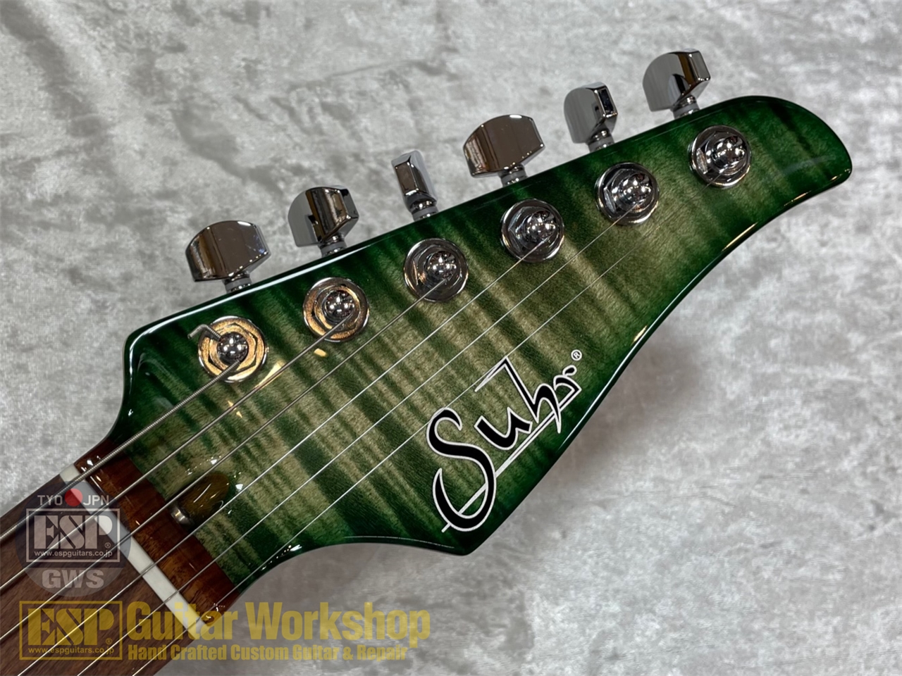 【即納可能】Suhr JE-Line MOD Pls MH/Faded Trans Green Burst/ Pau Ferro/ GWS