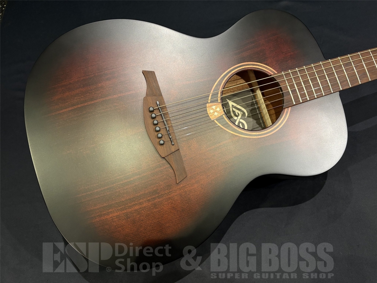 【即納可能】LAG Guitars (ラグギターズ ) T70A / BLACK & BROWN 京都店