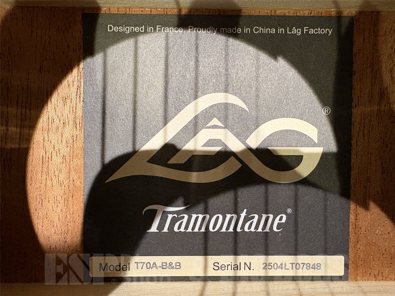 【即納可能】LAG Guitars (ラグギターズ ) T70A / BLACK & BROWN 京都店