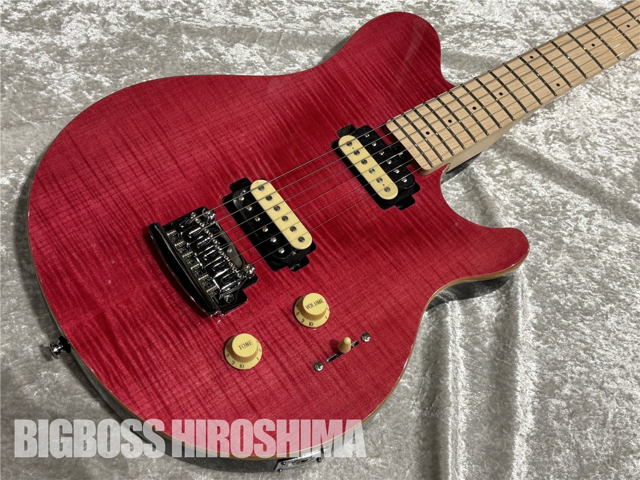 【即納可能】Sterling by MUSIC MAN AX3FM-STP-M1 (Stain Pink) 広島店