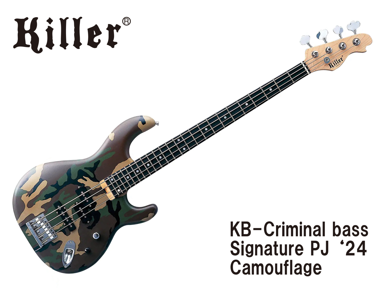 【受注生産】Killer(キラー) KB-Criminal bass Signature PJ '24 Camouflage