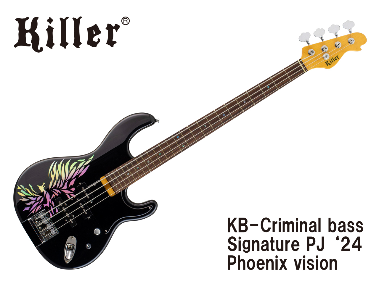 【受注生産】KIller(キラー)KB-Criminal bass Signature PJ '24 Phoenix vision