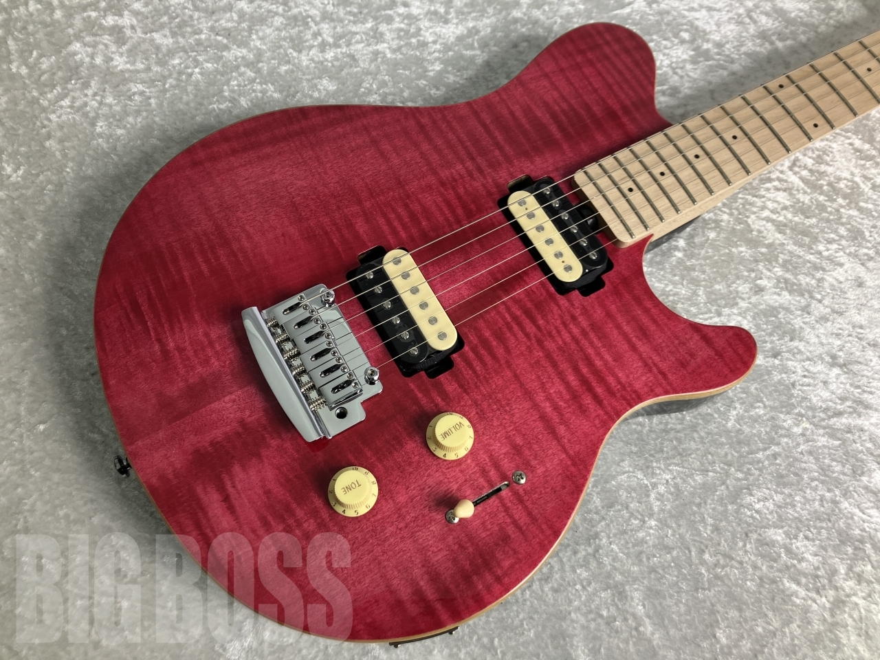 【即納可能】Sterling by MUSIC MAN(スターリンバイミュージックマン) AXIS FLAME MAPLE AX3FM Stain Pink お茶の水駅前店(東京)