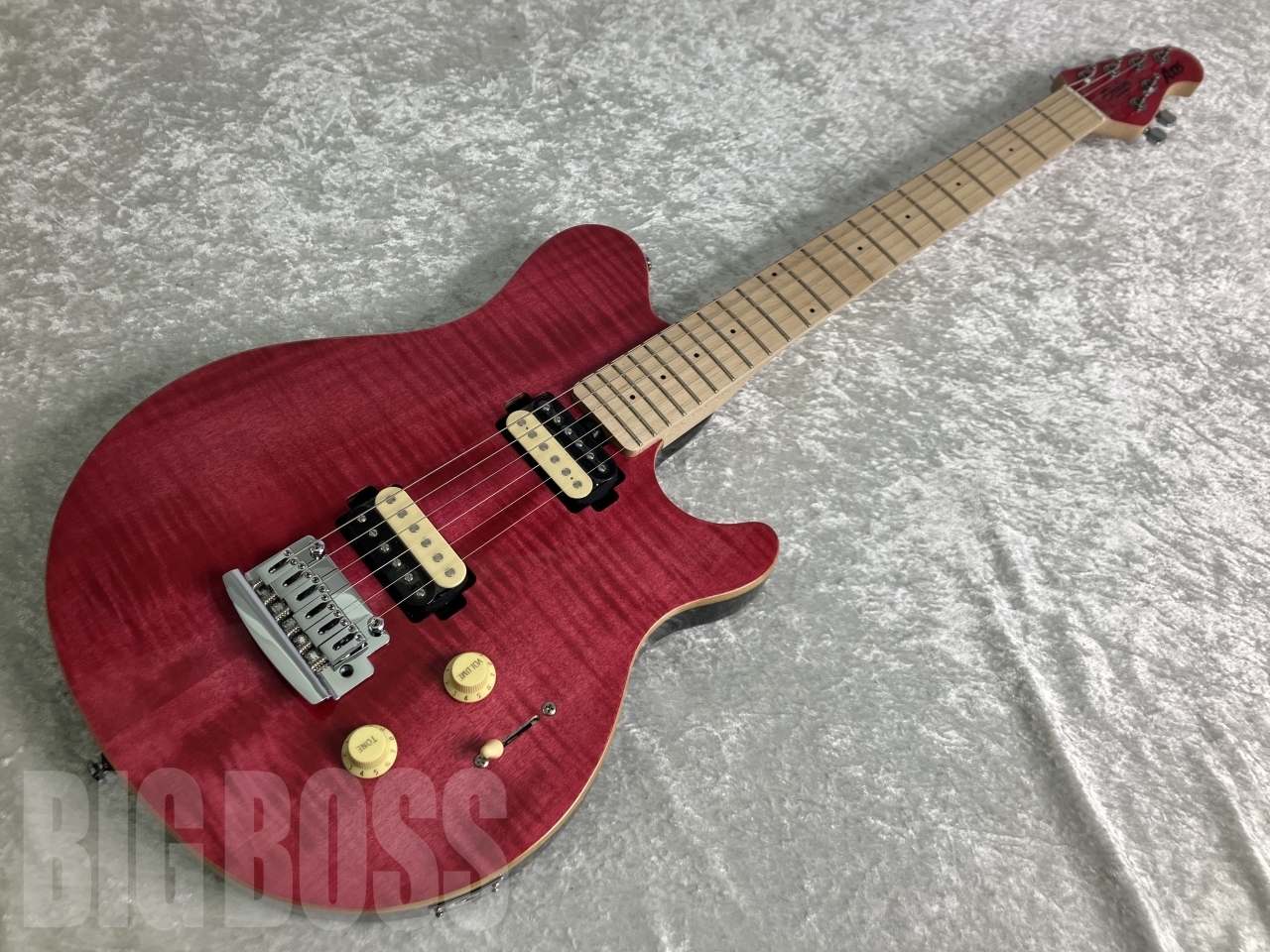 【即納可能】Sterling by MUSIC MAN(スターリンバイミュージックマン) AXIS FLAME MAPLE AX3FM Stain Pink お茶の水駅前店(東京)