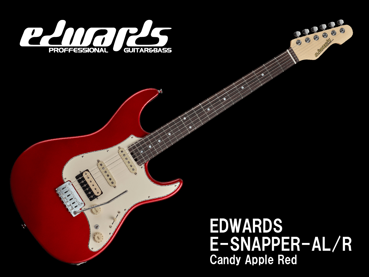 【受注生産】EDWARDS(エドワーズ) E-SNAPPER-AL/R (Candy Apple Red)