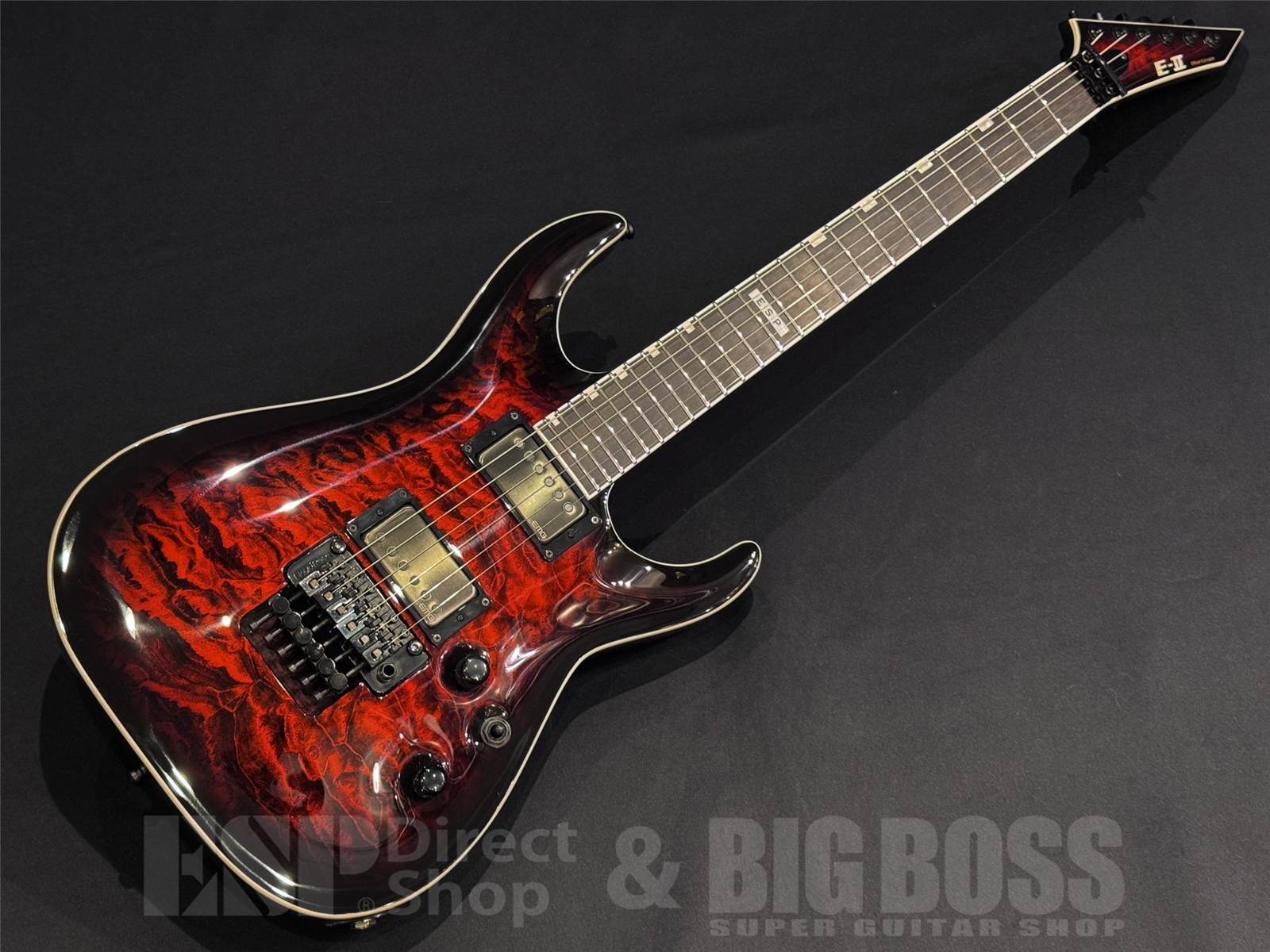 【即納可能】 E-II(イーツー) HORIZON FR-II / See Thru Black Cherry Sunburst 京都店