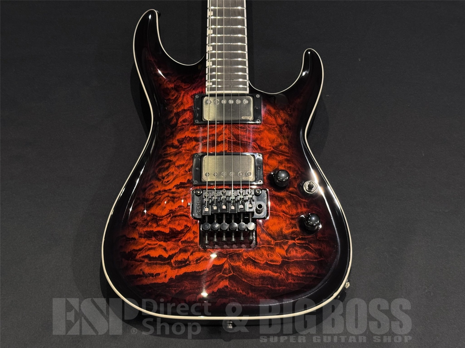【即納可能】 E-II(イーツー) HORIZON FR-II / See Thru Black Cherry Sunburst 京都店