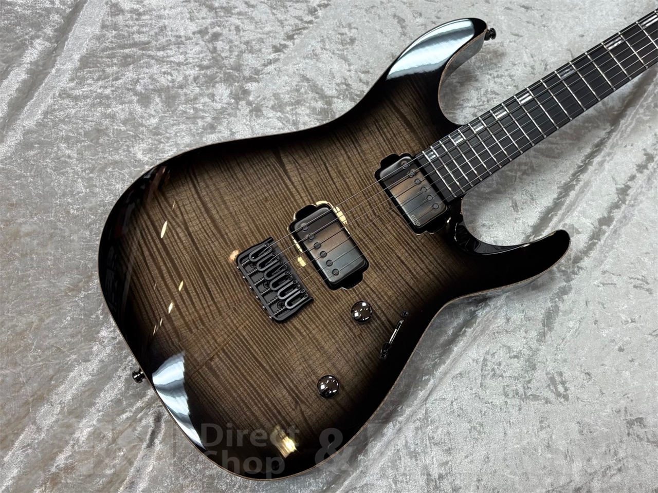 【即納可能】ESP M-II CTM NT/FM /Charcoal Burst w/White Pearl Black/GWS