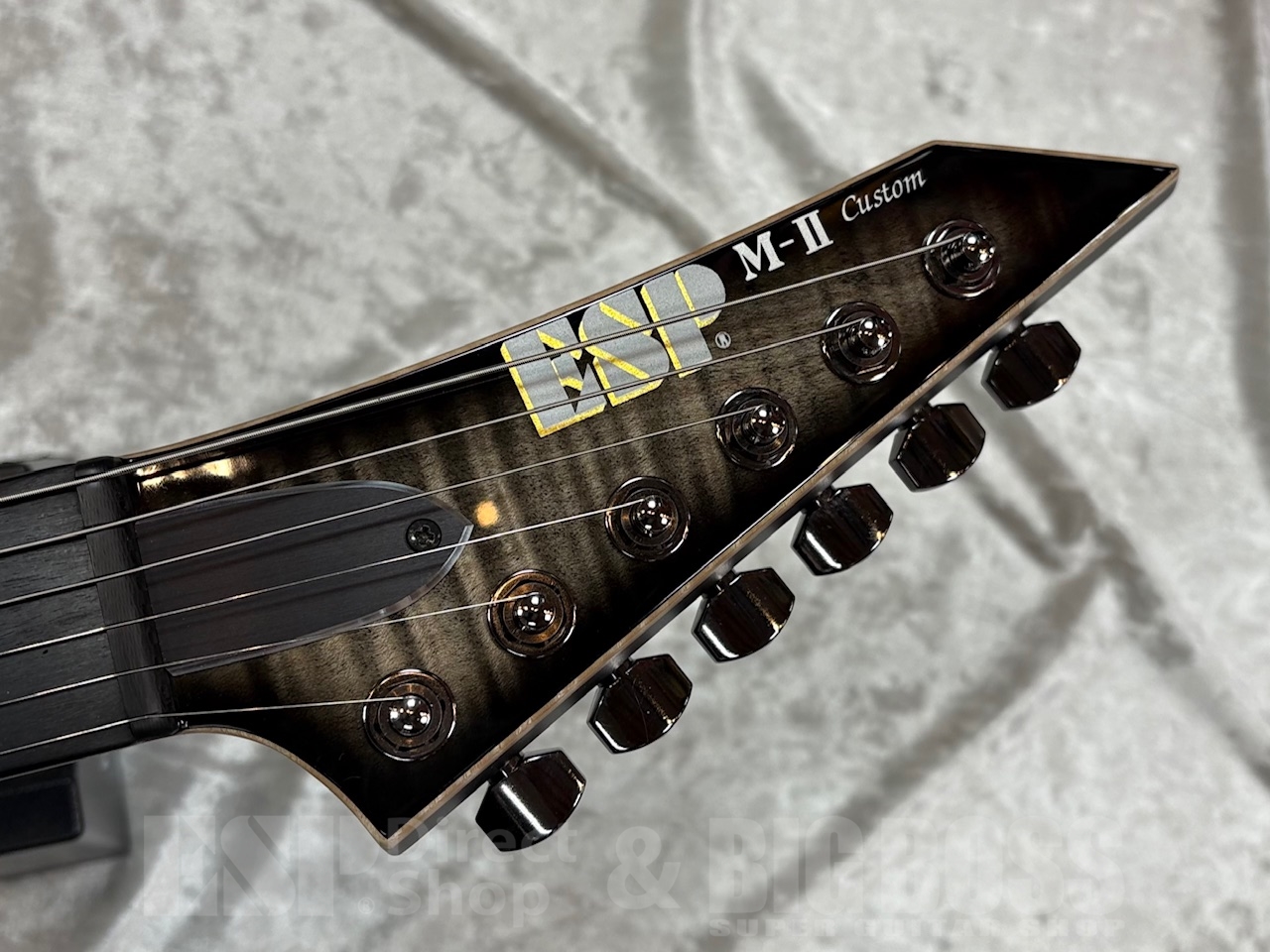 【即納可能】ESP M-II CTM NT/FM /Charcoal Burst w/White Pearl Black/GWS