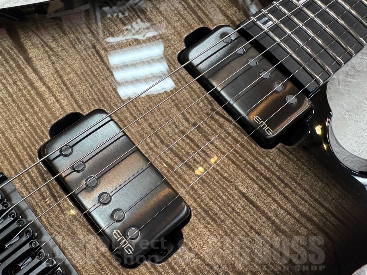 【即納可能】ESP M-II CTM NT/FM /Charcoal Burst w/White Pearl Black/GWS
