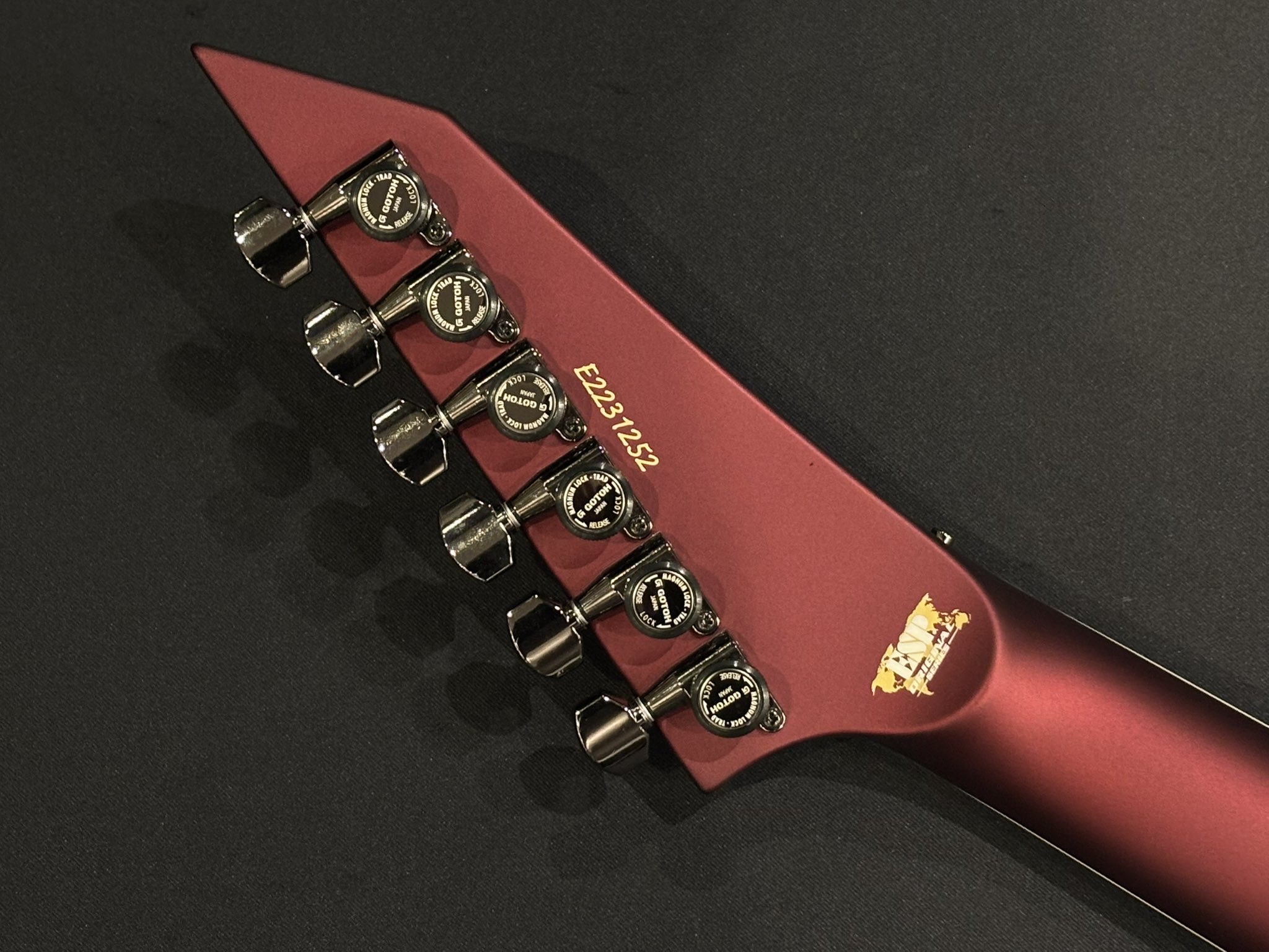 【即納可能】ESP (イーエスピー) M-II CTM FR/E Custom Color / Deep Candy Apple Red 京都店