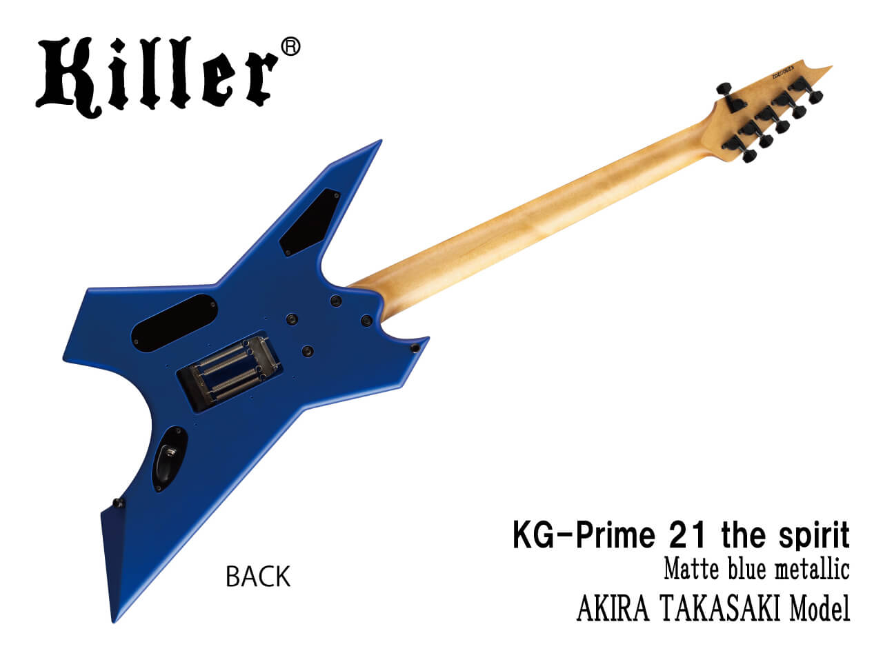 在庫あ通販K♪ KILLER キラー REBELLION TRS-101 青 エレキギター 6弦 器 弦器 22092 その他