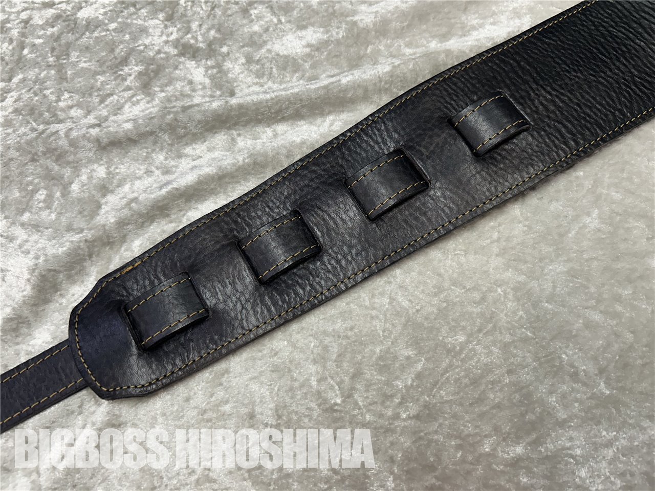 【即納可能】Grande uomo(グランデウオモ) Custom Shop G-Premium Slim Wide Jacaranda Black (ストラップ) 広島店