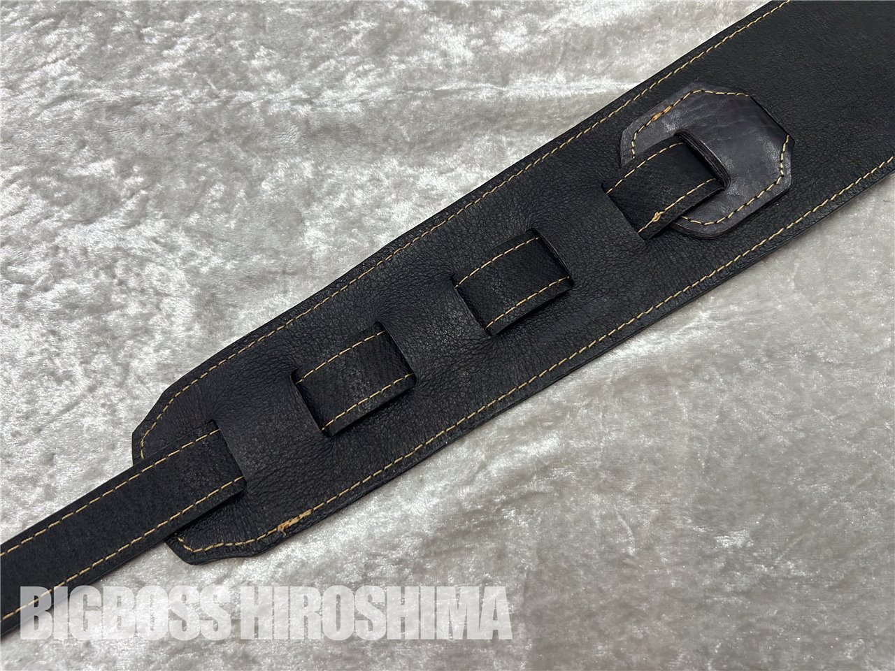 【即納可能】Grande uomo(グランデウオモ) Custom Shop G-Premium Slim Wide Jacaranda Black (ストラップ) 広島店