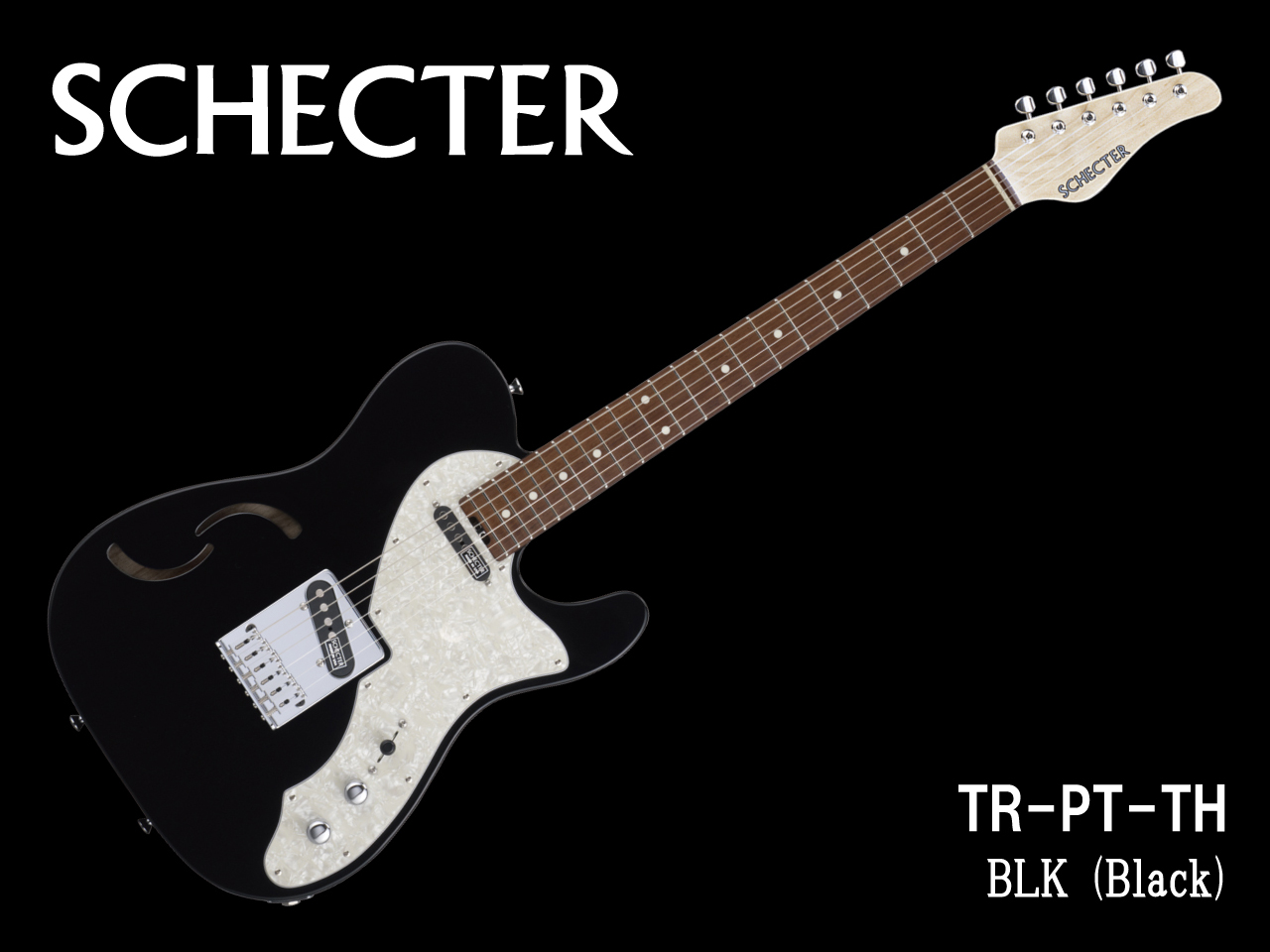 【受注生産】SCHECTER(シェクター) TR-PT-TH BLK (Black)