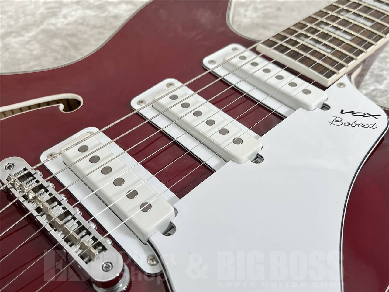 【即納可能】VOX ( ヴォックス ) BOBCAT S66 / Cherry Red (セミアコギター) お茶の水駅前店・別館【新春初売りお年玉セール対象商品】