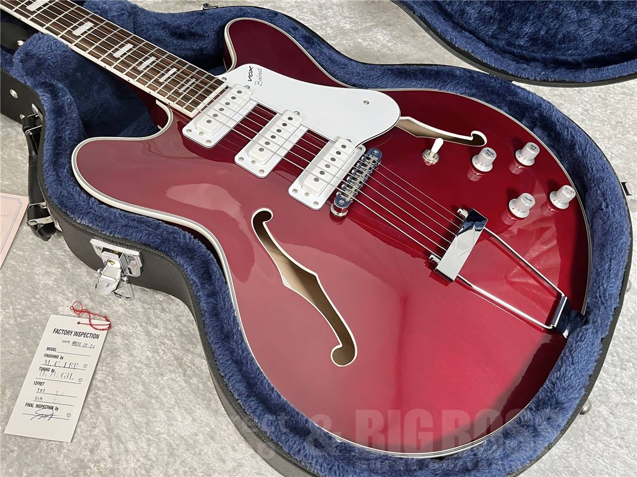 【即納可能】VOX ( ヴォックス ) BOBCAT S66 / Cherry Red (セミアコギター) お茶の水駅前店・別館【新春初売りお年玉セール対象商品】