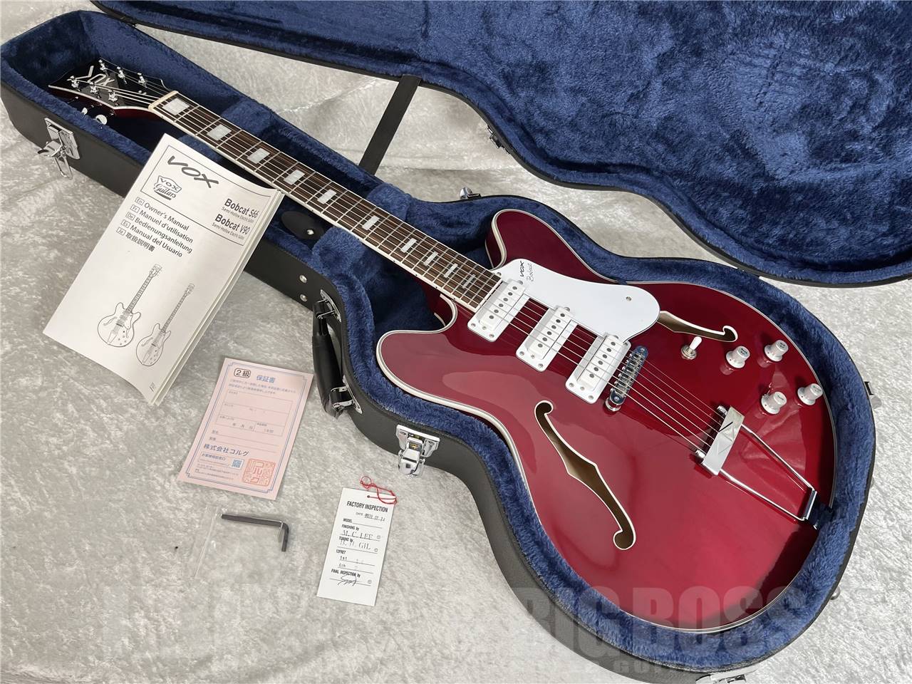 【即納可能】VOX ( ヴォックス ) BOBCAT S66 / Cherry Red (セミアコギター) お茶の水駅前店・別館【新春初売りお年玉セール対象商品】