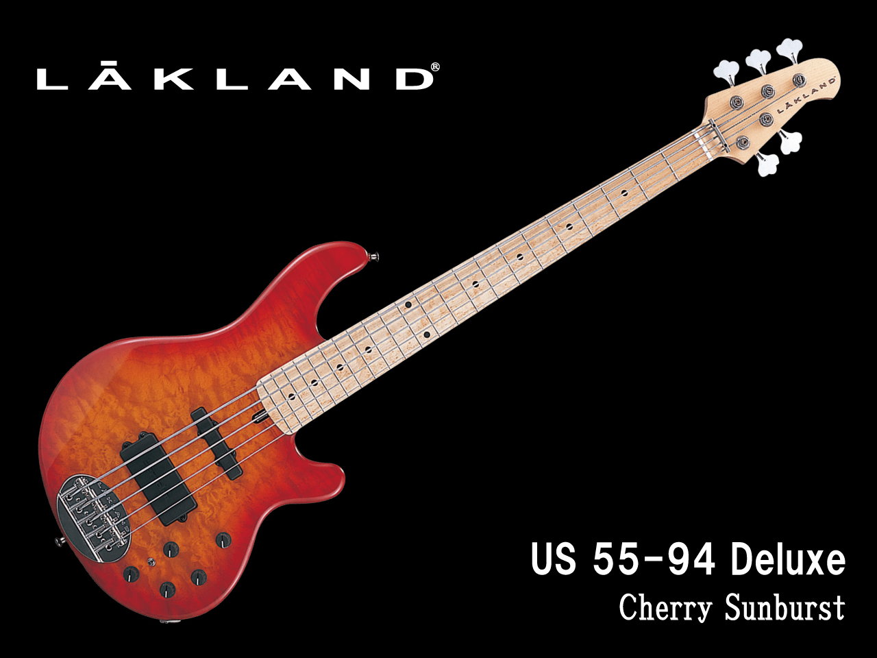 【受注生産】LAKLAND(レイクランド) USA US 55-94 Deluxe (Cherry Sunburst)
