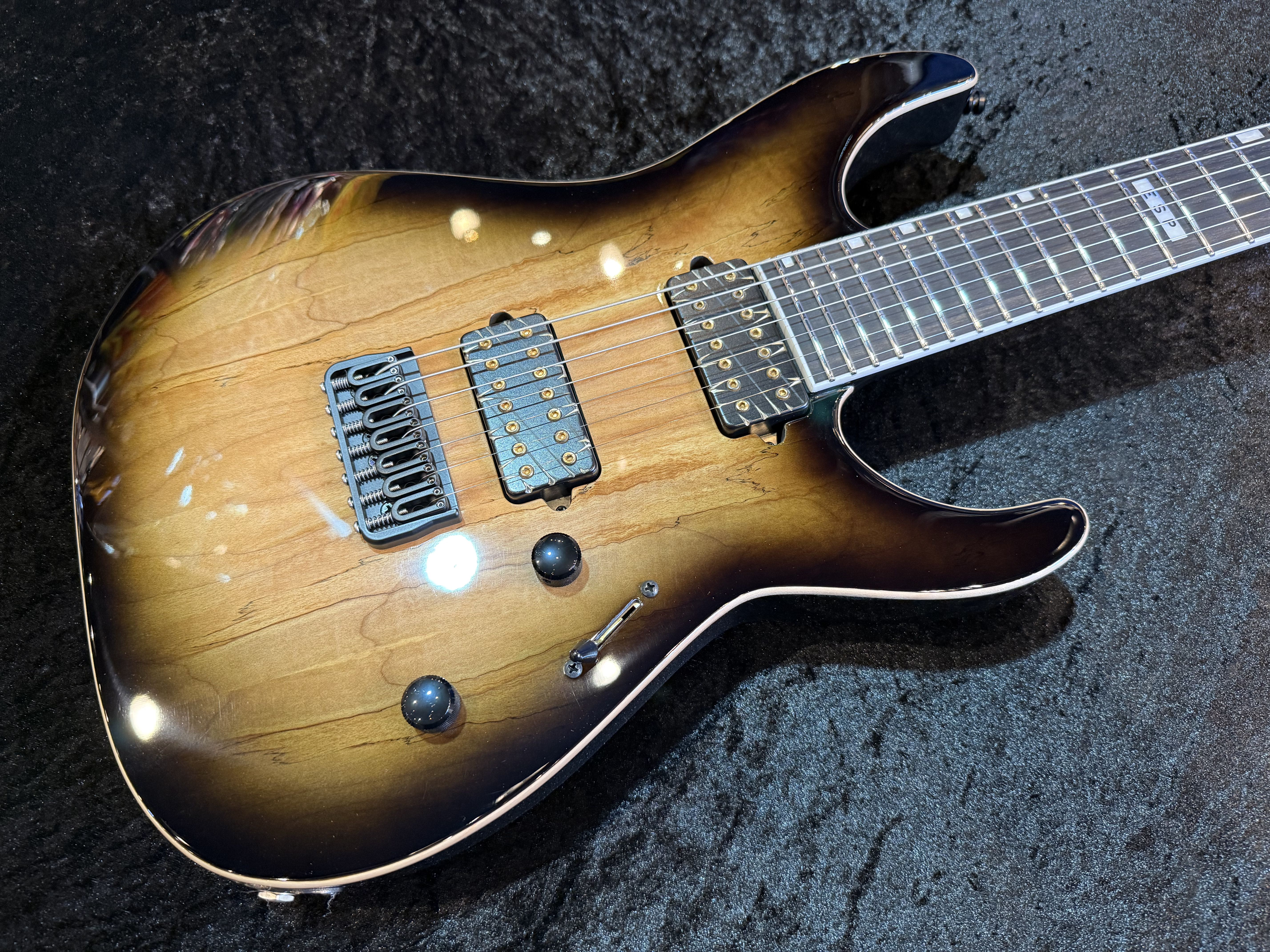 【即納可能/中古品】E-II　（イーツー） M-II 7NT HS SM 【Dark Brown Natural Burst】　福岡店