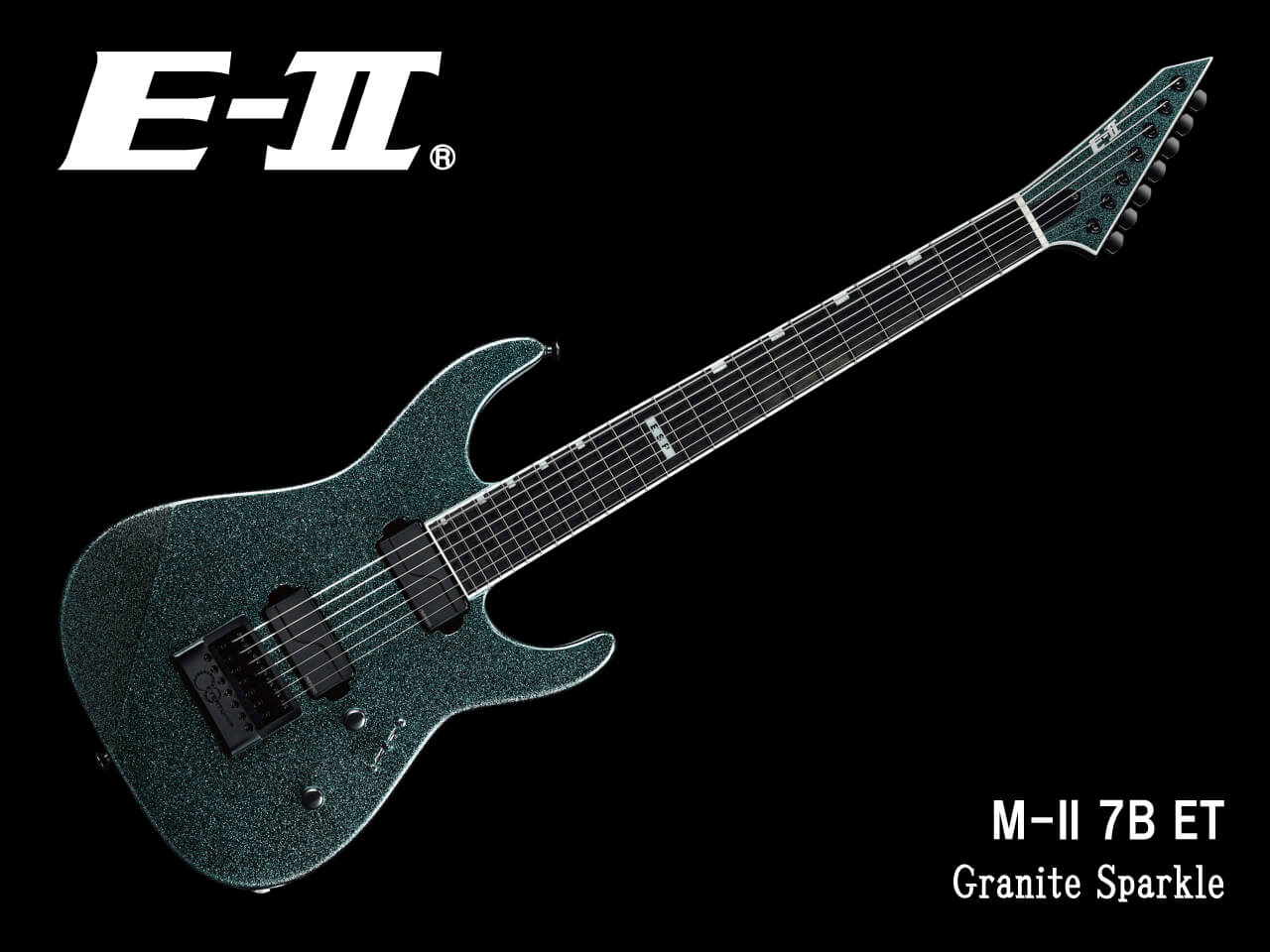 受注生産】E-II(イーツー) M-II 7B ET / Granite Sparkle (7弦ギター