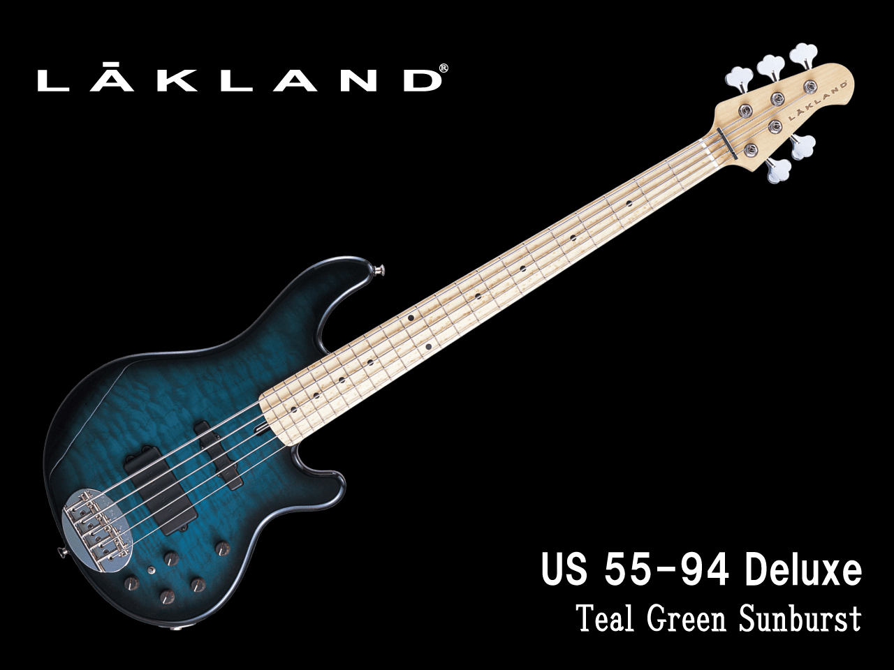 【受注生産】LAKLAND(レイクランド) USA US 55-94 Deluxe (Teal Green Sunburst)