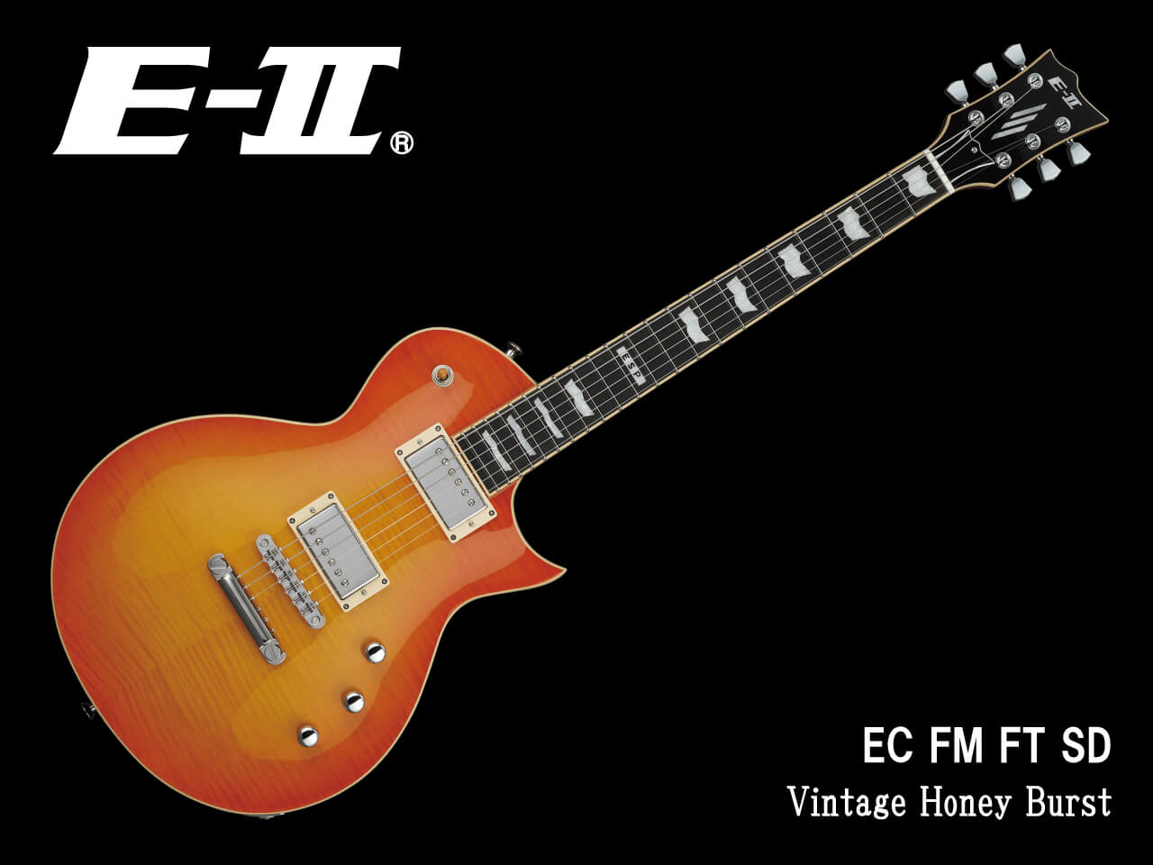 【受注生産】E-II(イーツー) EC FM FT SD / Vintage Honey Burst