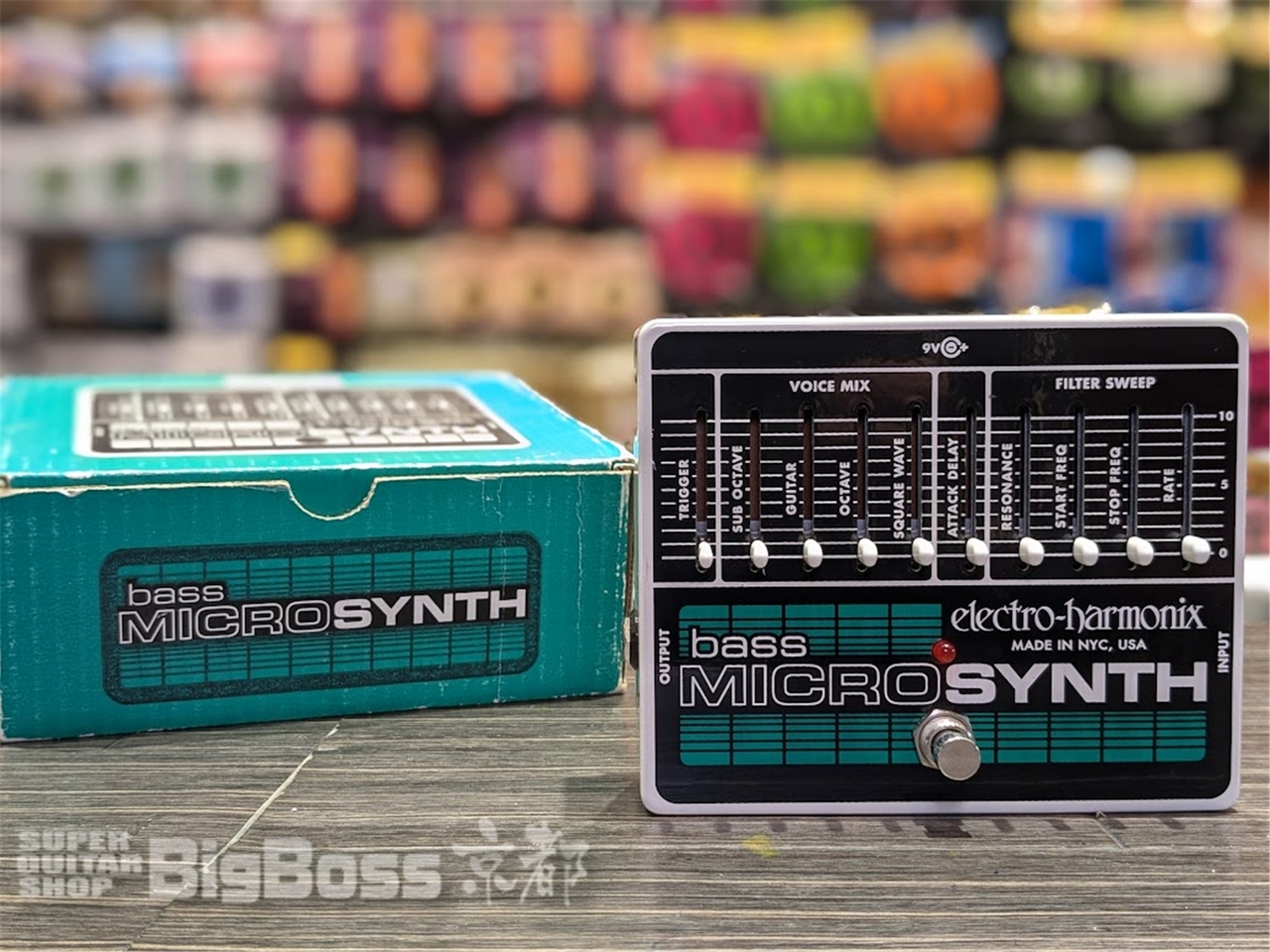 【即納可能】Electro-Harmonix(エレクトロハーモニックス) Bass Micro Synthesizer Analog Microsynth<br> 京都店【中古・アウトレット タイムセール対象商品】