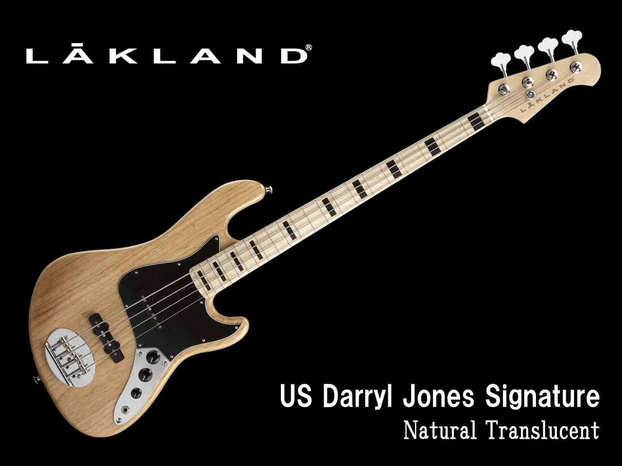 【受注生産】LAKLAND(レイクランド) USA US Darryl Jones Signature / Natural Translucent (Darryl Jonesモデル)