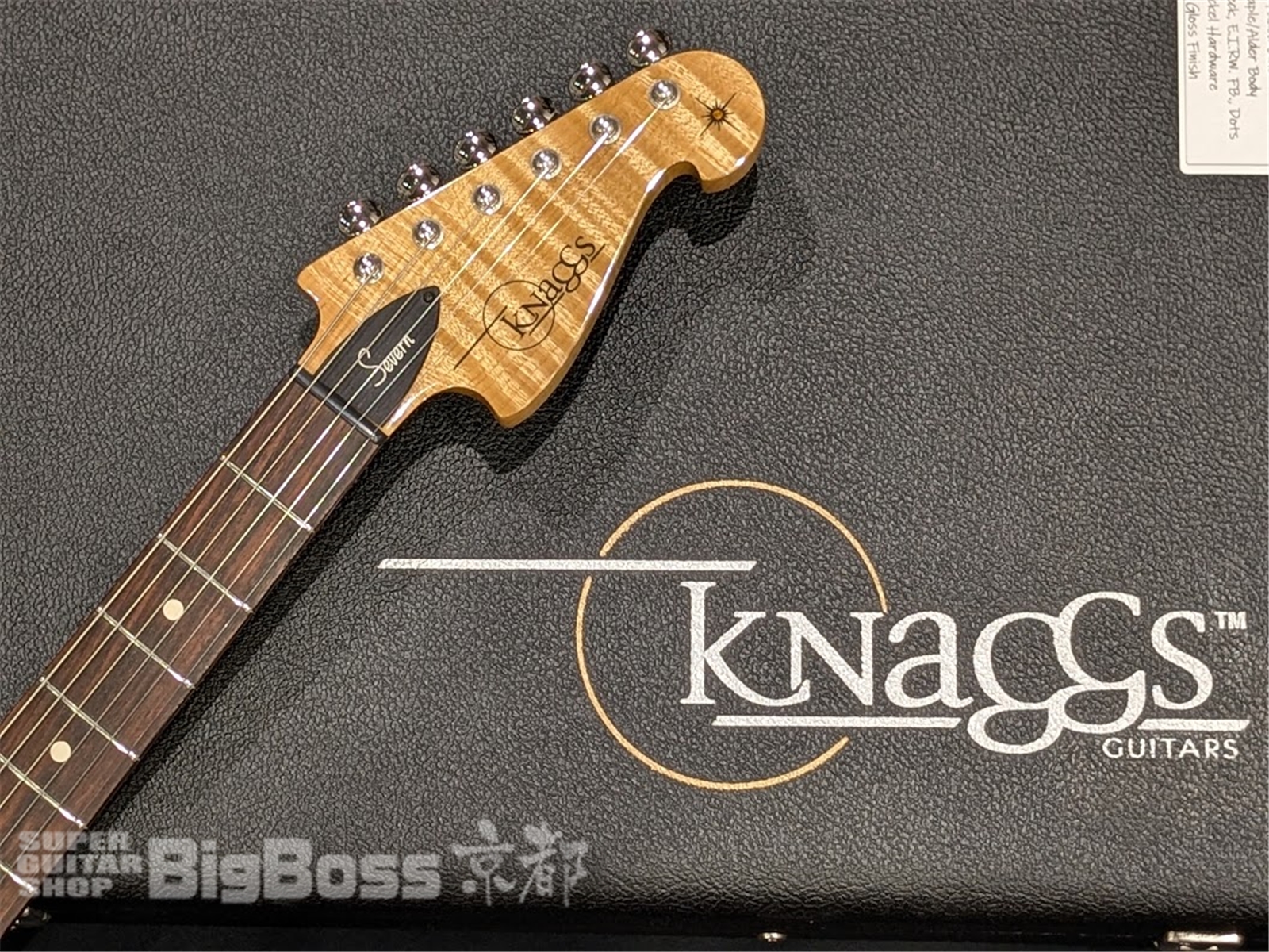 【即納可能】Knaggs Guitars(ナッグスギターズ) Severn Trem SSS #1512 / Faded Blue 京都店