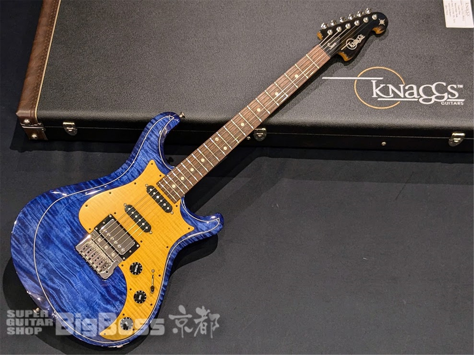 【即納可能】Knaggs Guitars(ナッグスギターズ) Severn Trem HSS #1511 / Ocean Blue/xPurf 京都店