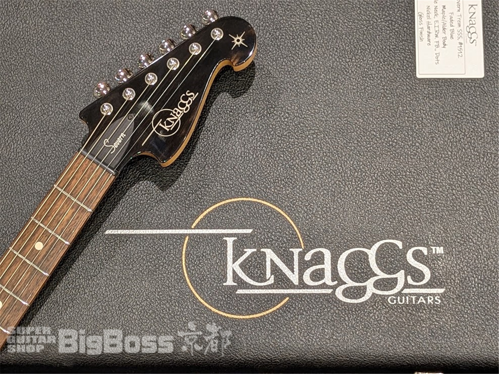 【即納可能】Knaggs Guitars(ナッグスギターズ) Severn Trem HSS #1511 / Ocean Blue/xPurf 京都店