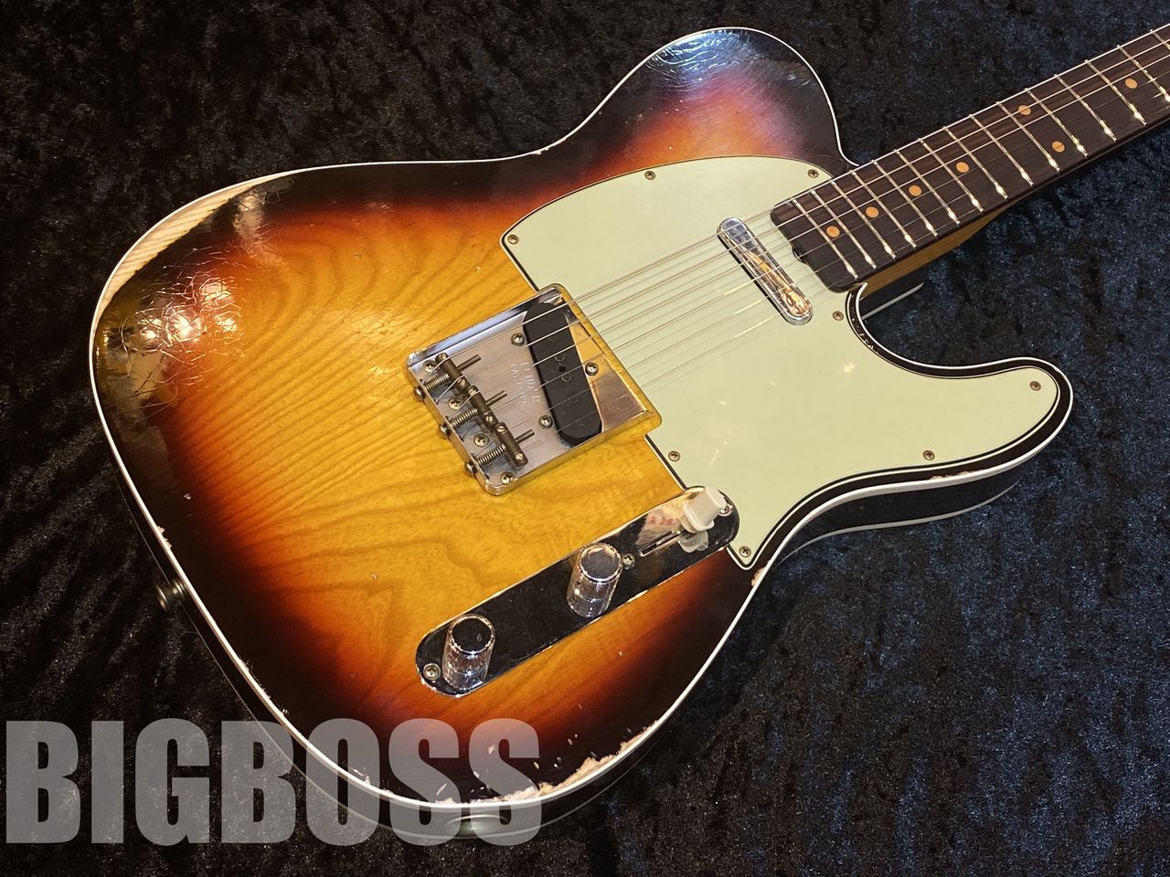 【即納可能/中古品】Fender Custom Shop 1960 Custom Telecaster Relic【Chocolate 3 Tone Sunburst】福岡店