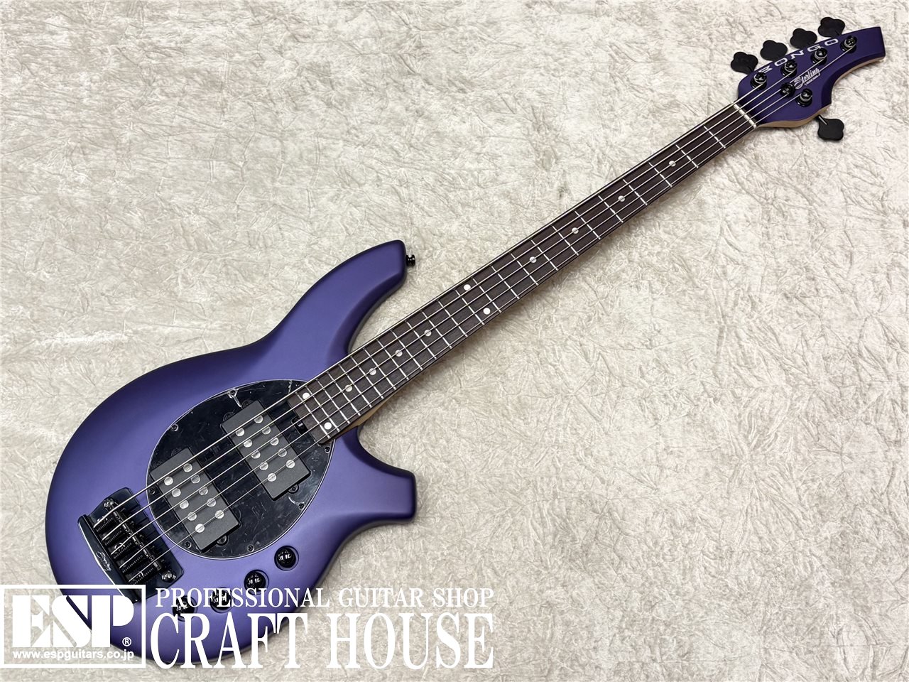 【即納可能】Sterling by MUSIC MAN BONGO 5 / Firemist Purple Satin　渋谷店