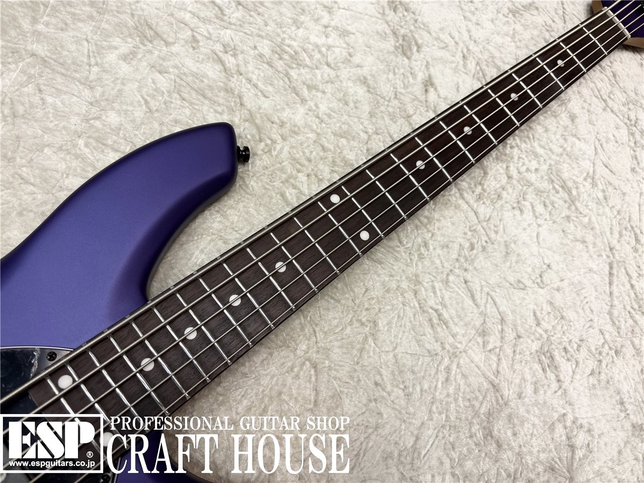 【即納可能】Sterling by MUSIC MAN BONGO 5 / Firemist Purple Satin　渋谷店